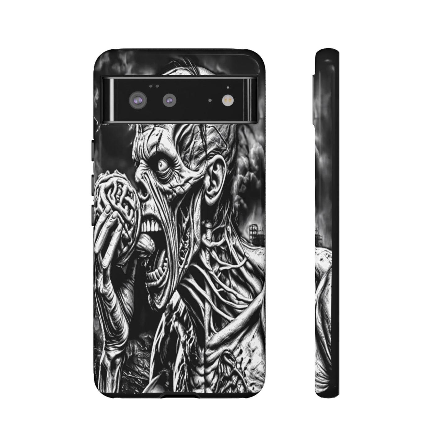 Zombie Eating Brains Tough Phone Case