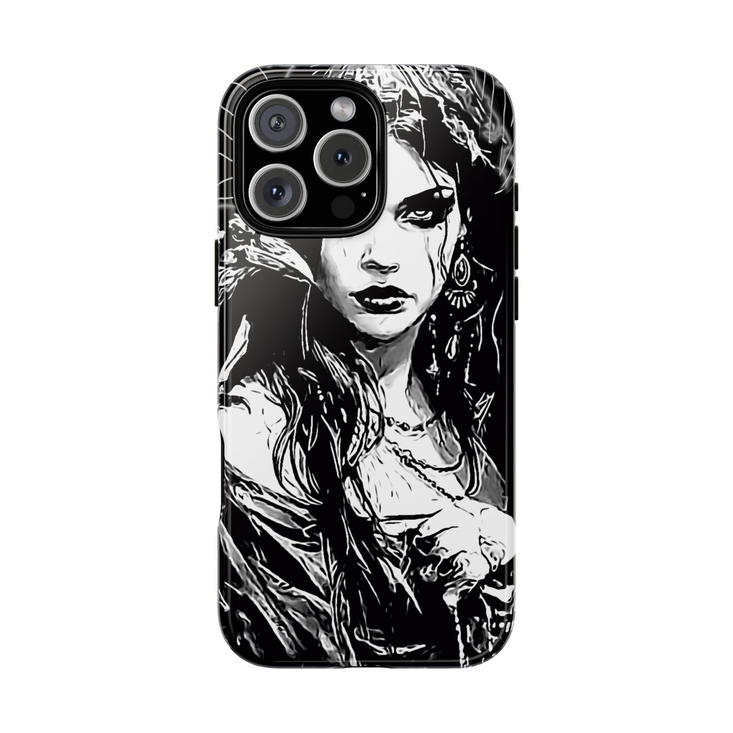 Raven Girl Tough Phone Case