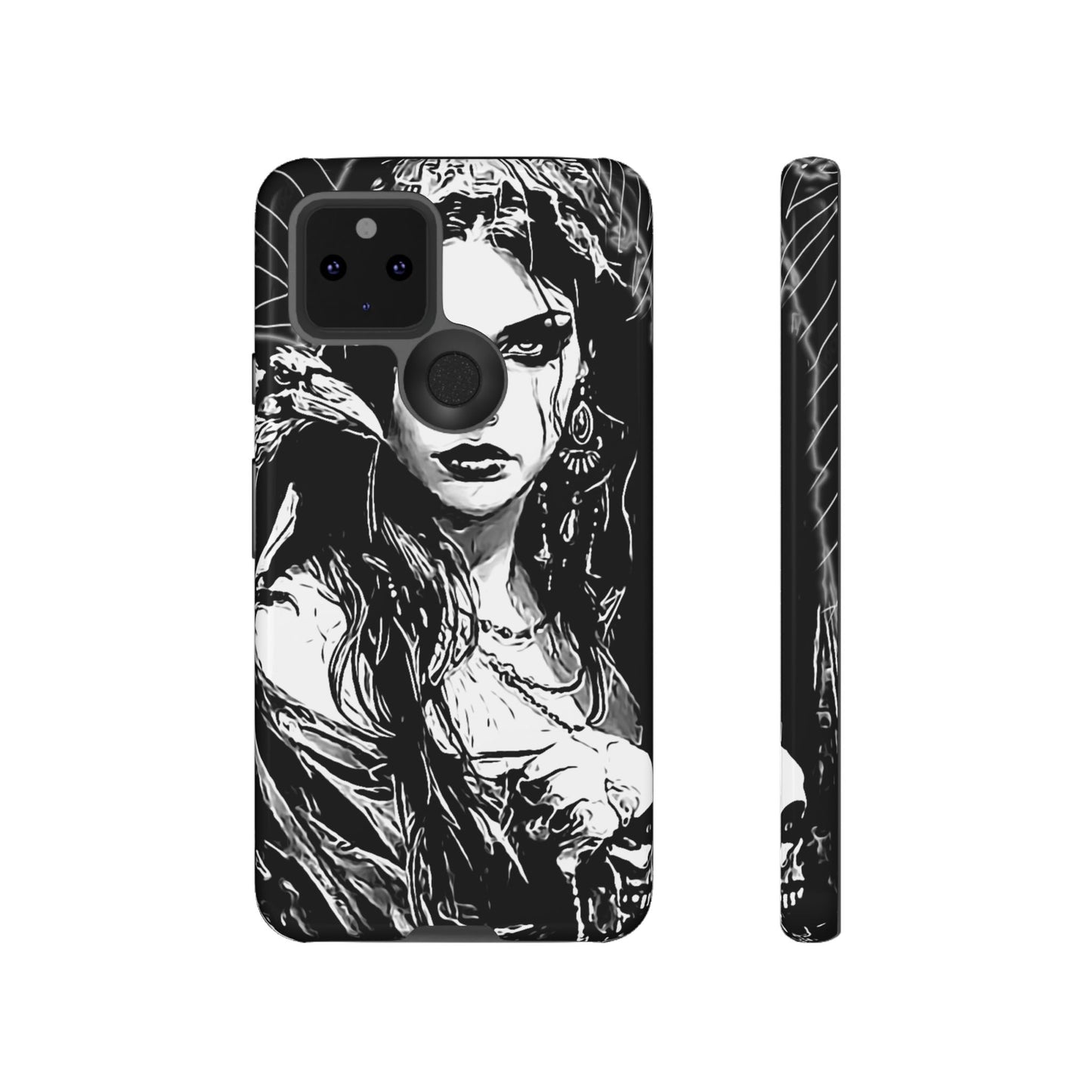 Raven Girl Tough Phone Case