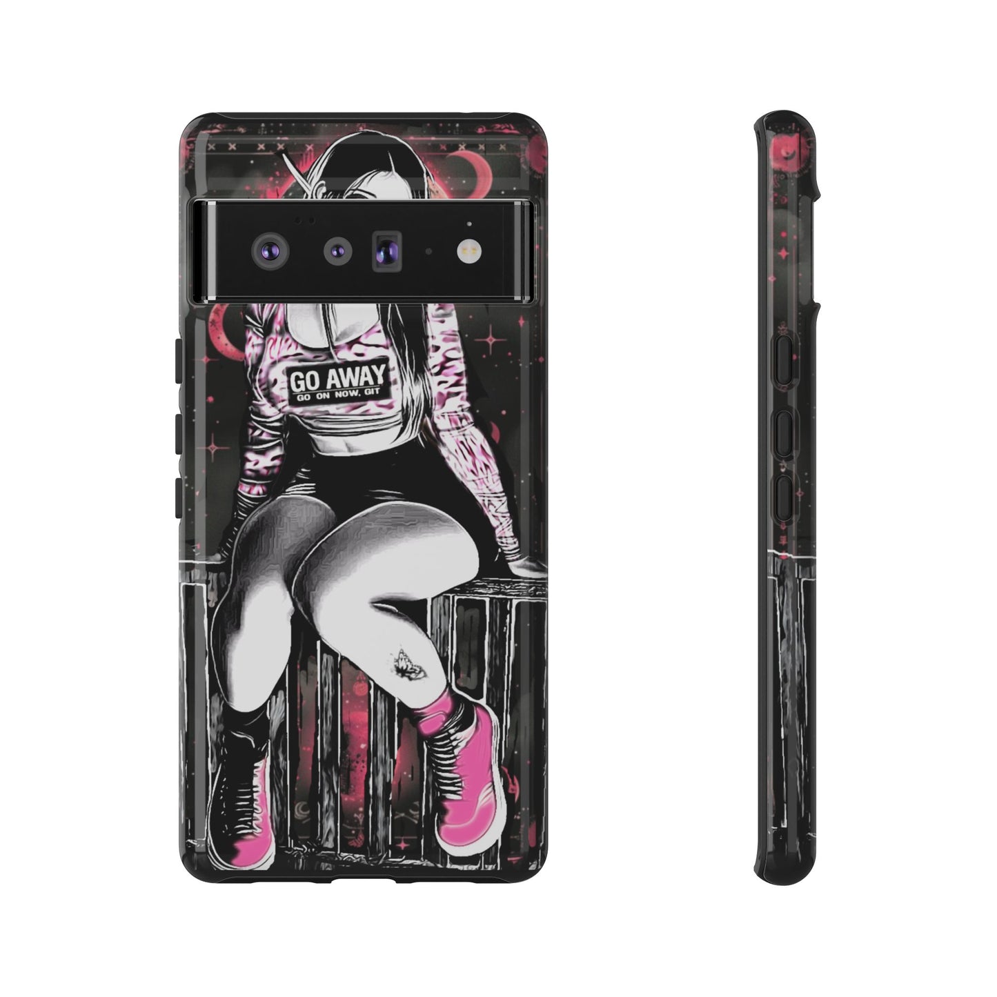 Go Away Girl Tough Phone Case