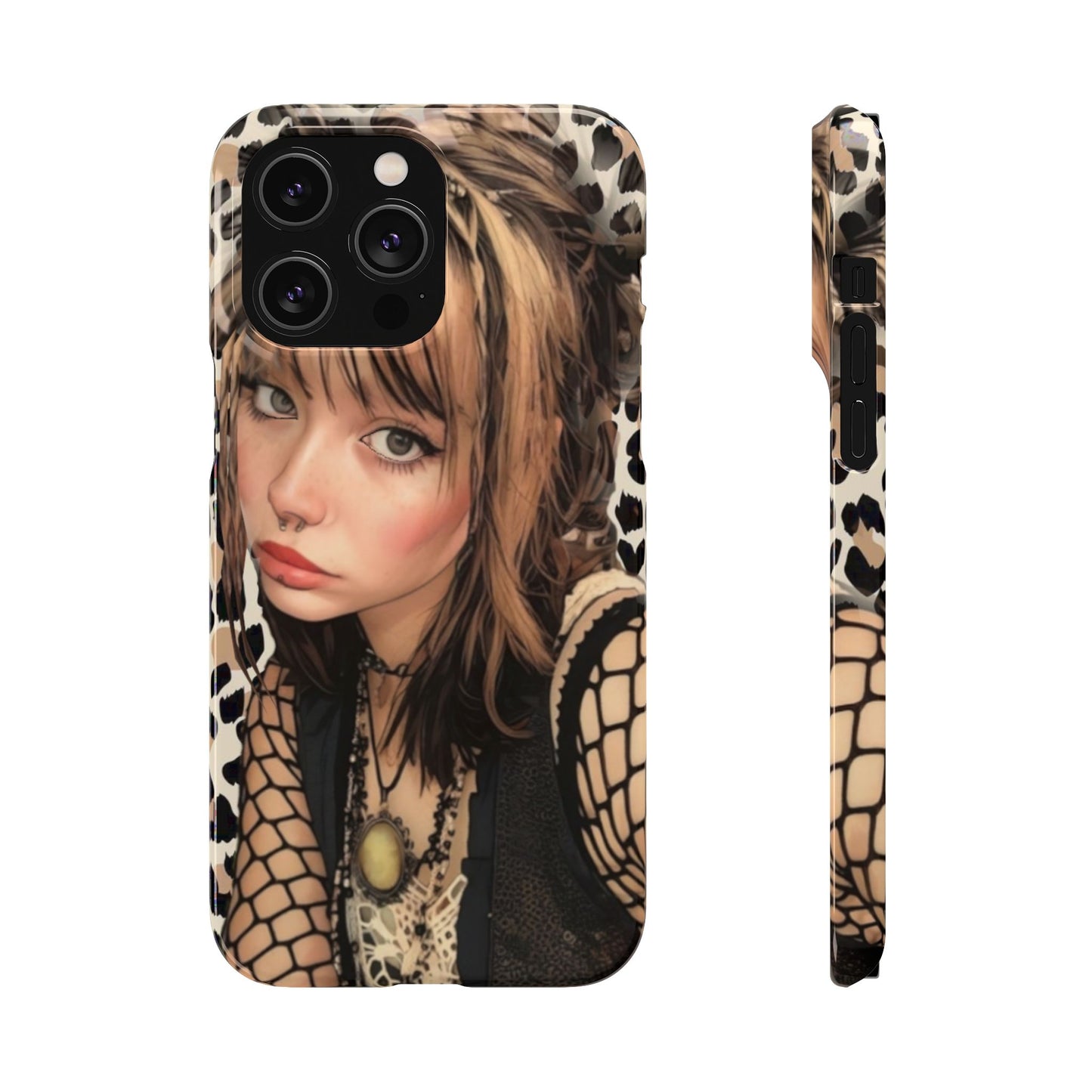 Gothical Leopard Snap Phone Case