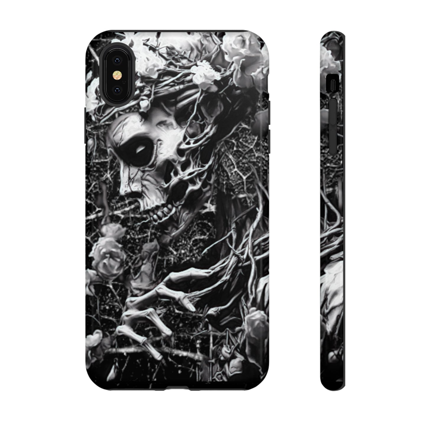 Vines Skull Face Tough Phone Case