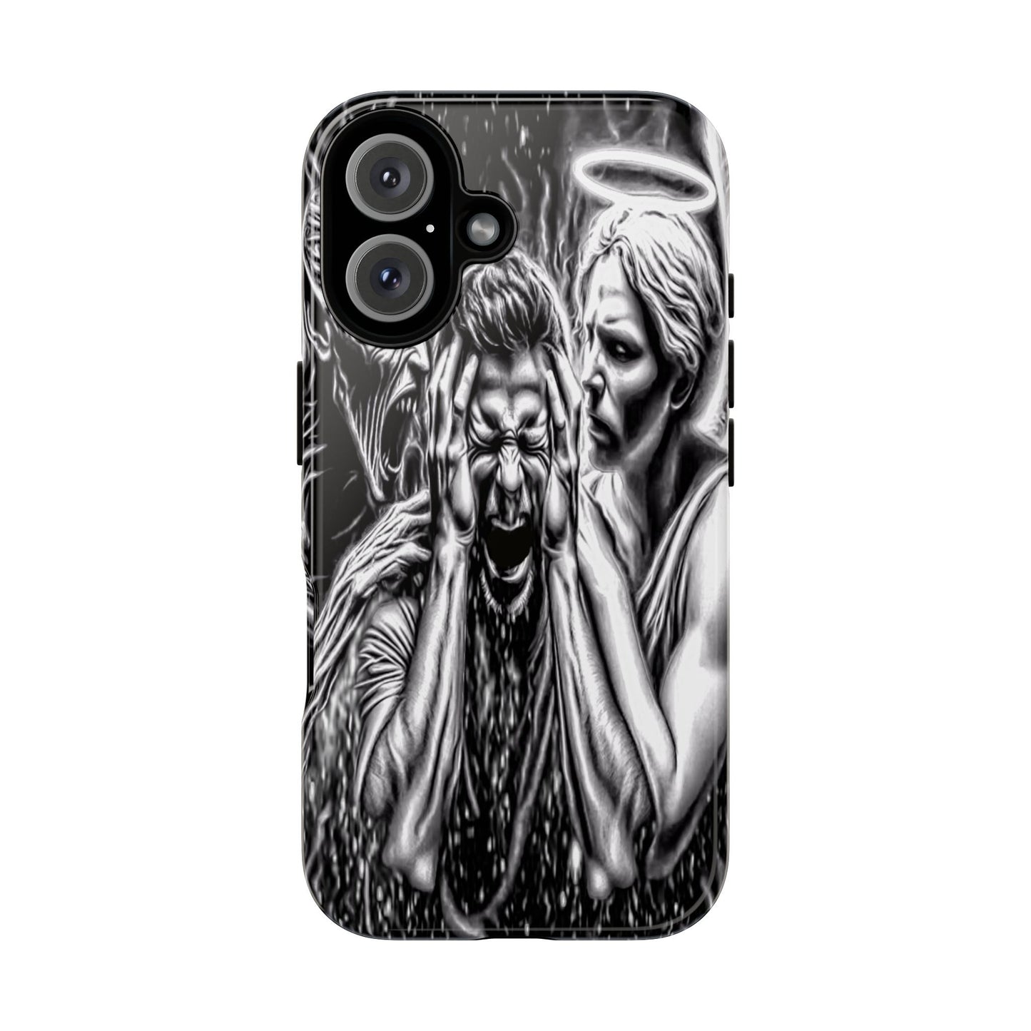 Good Vs Evil Tough Phone Case