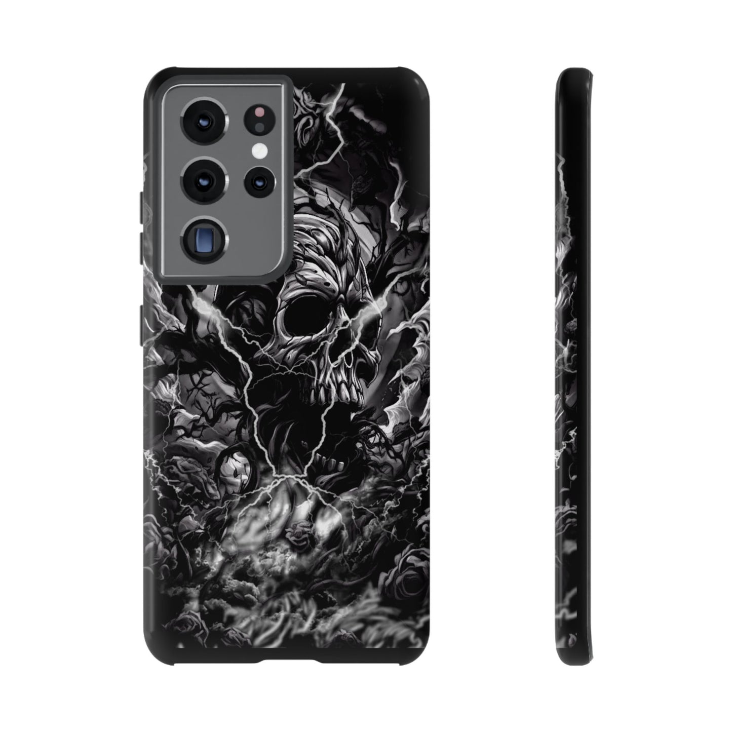 Skull Storm Tough Phone Case