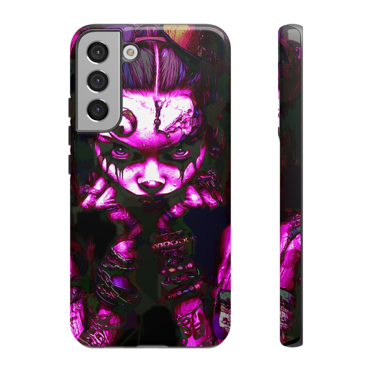 Sassy Goth Girl Tough Phone Case