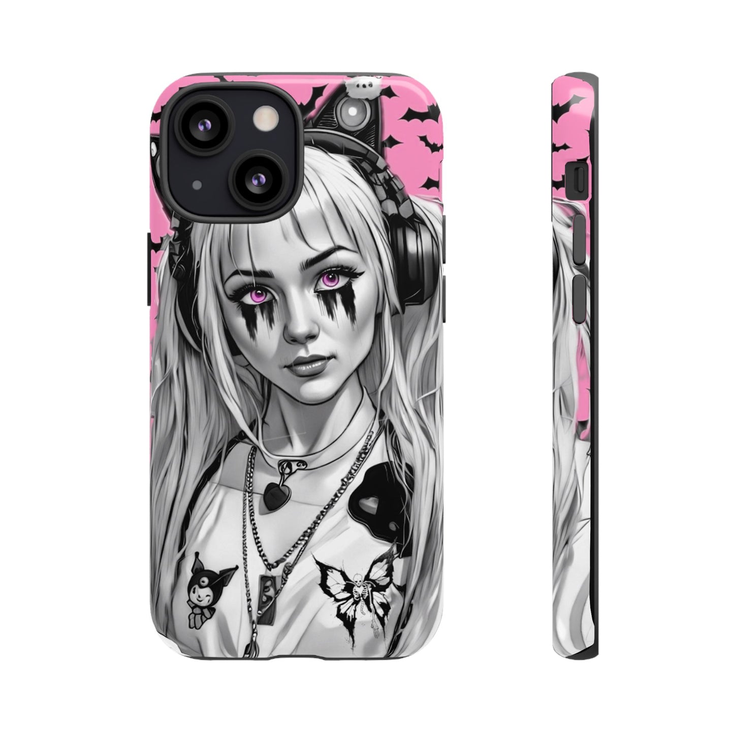 Gothic Kitty Tough Phone Case