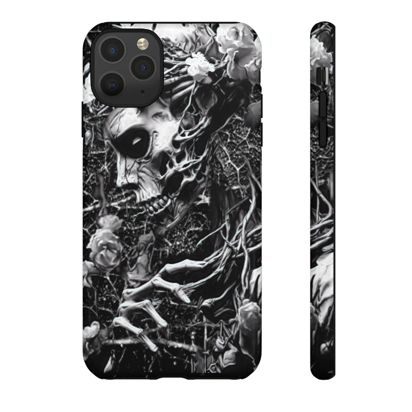 Vines Skull Face Tough Phone Case