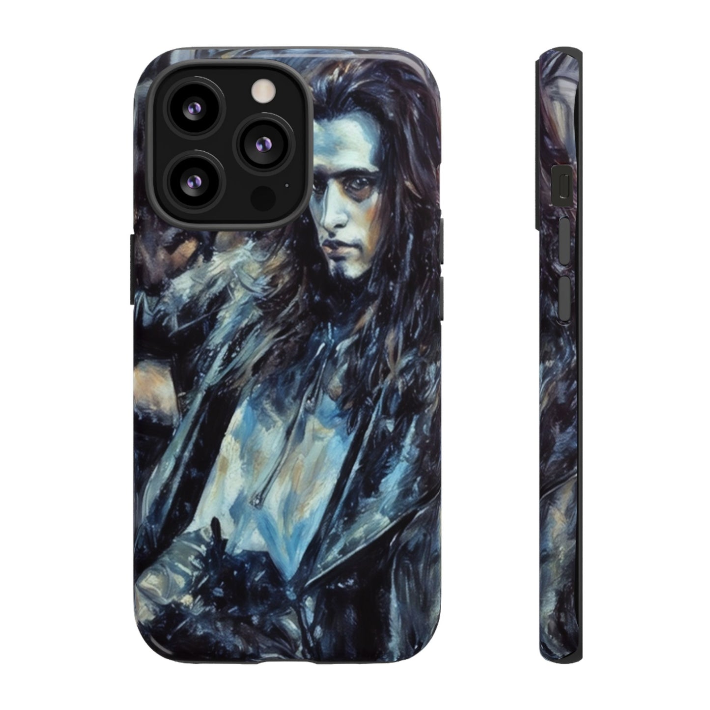 Enigmatic Goth Man Tough Phone Case