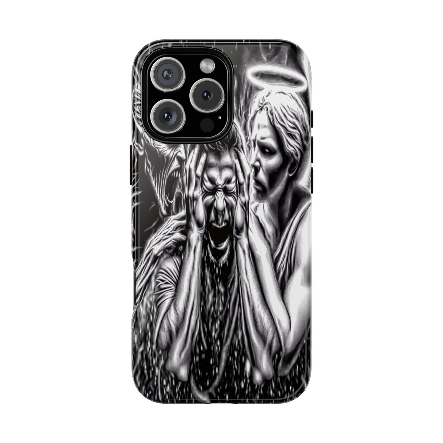 Good Vs Evil Tough Phone Case