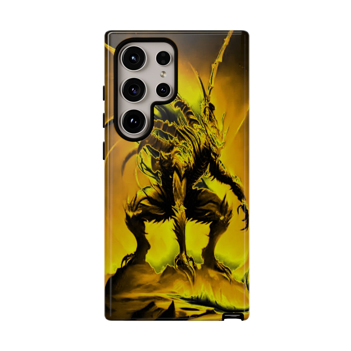 Crouching Fantasy Creature Tough Phone Case