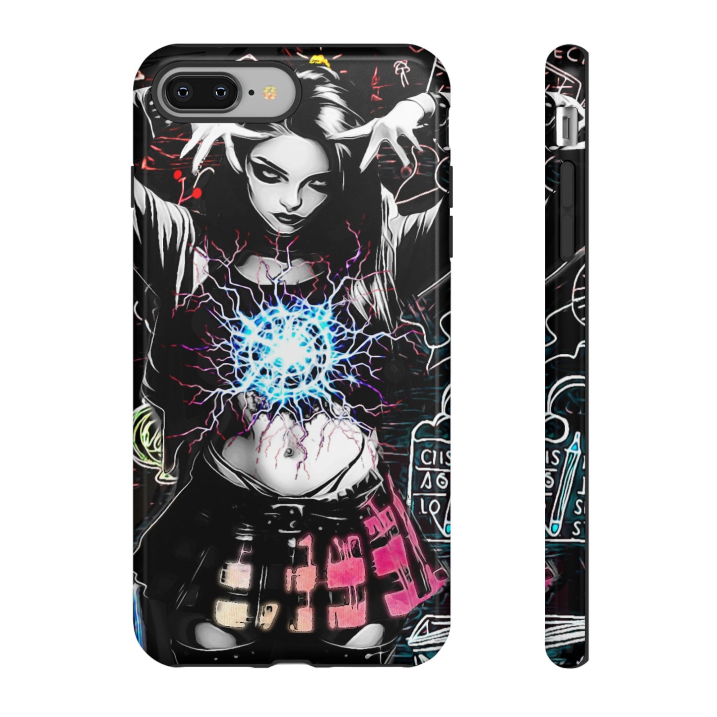 School Girl Lightning Orb Tough Phone Case