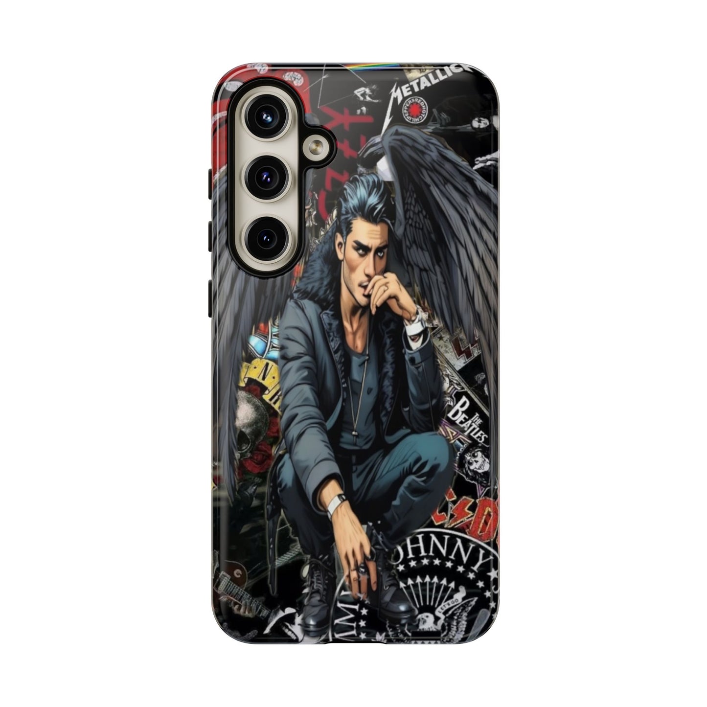 Male Music Angel Tough Phone Case