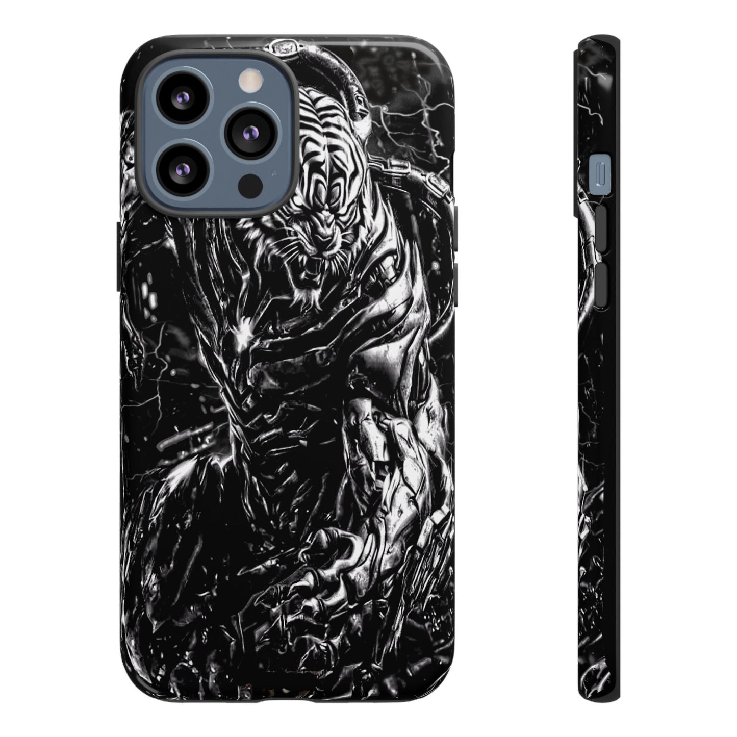 Cyborg Tiger Tough Phone Case