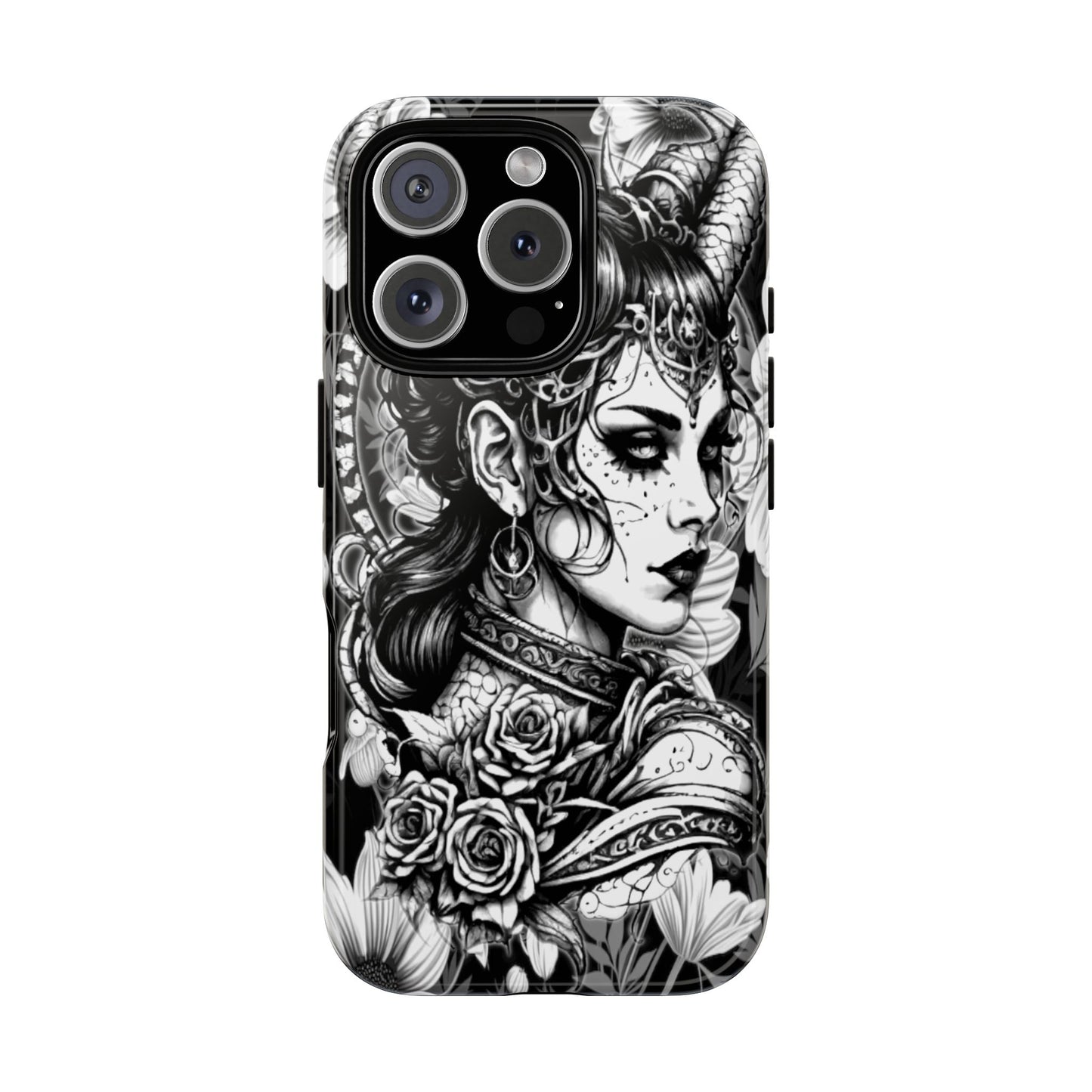 Goth Horned Queen Tough Phone Case