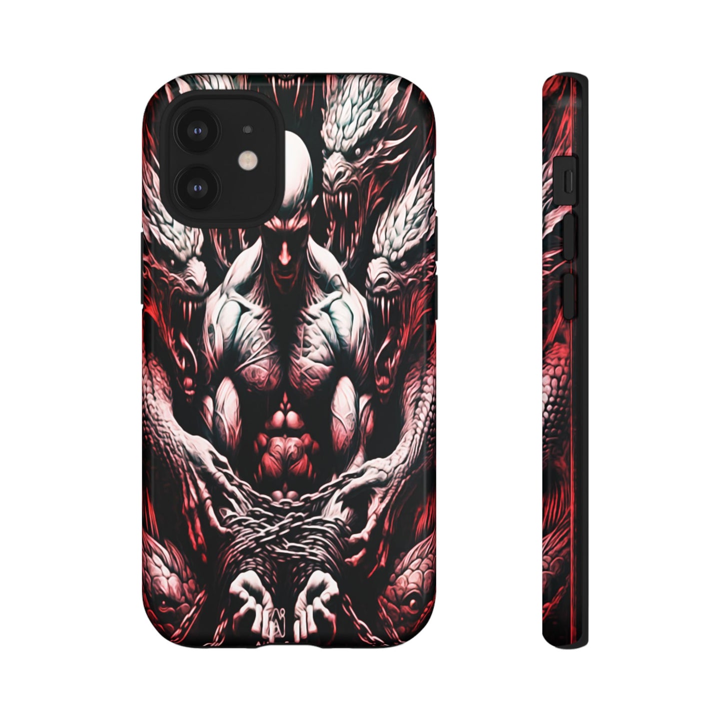 Chained Man With Dragons Tough Phone Case