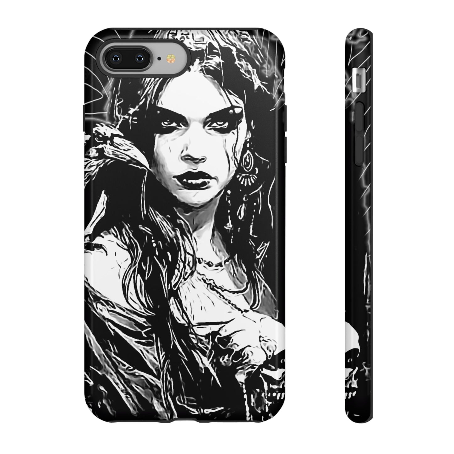 Raven Girl Tough Phone Case