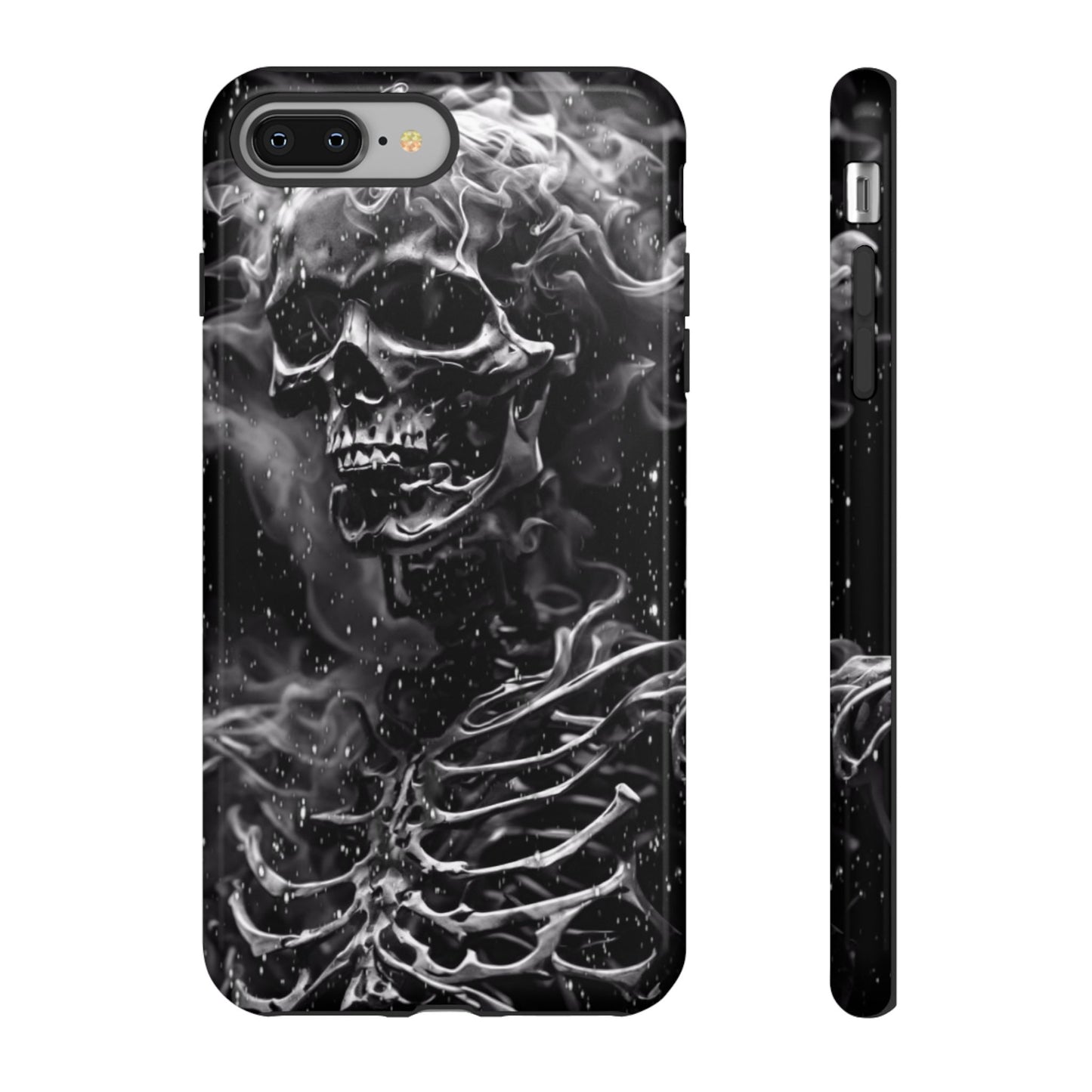 Skeleton On Fire Tough Phone Case