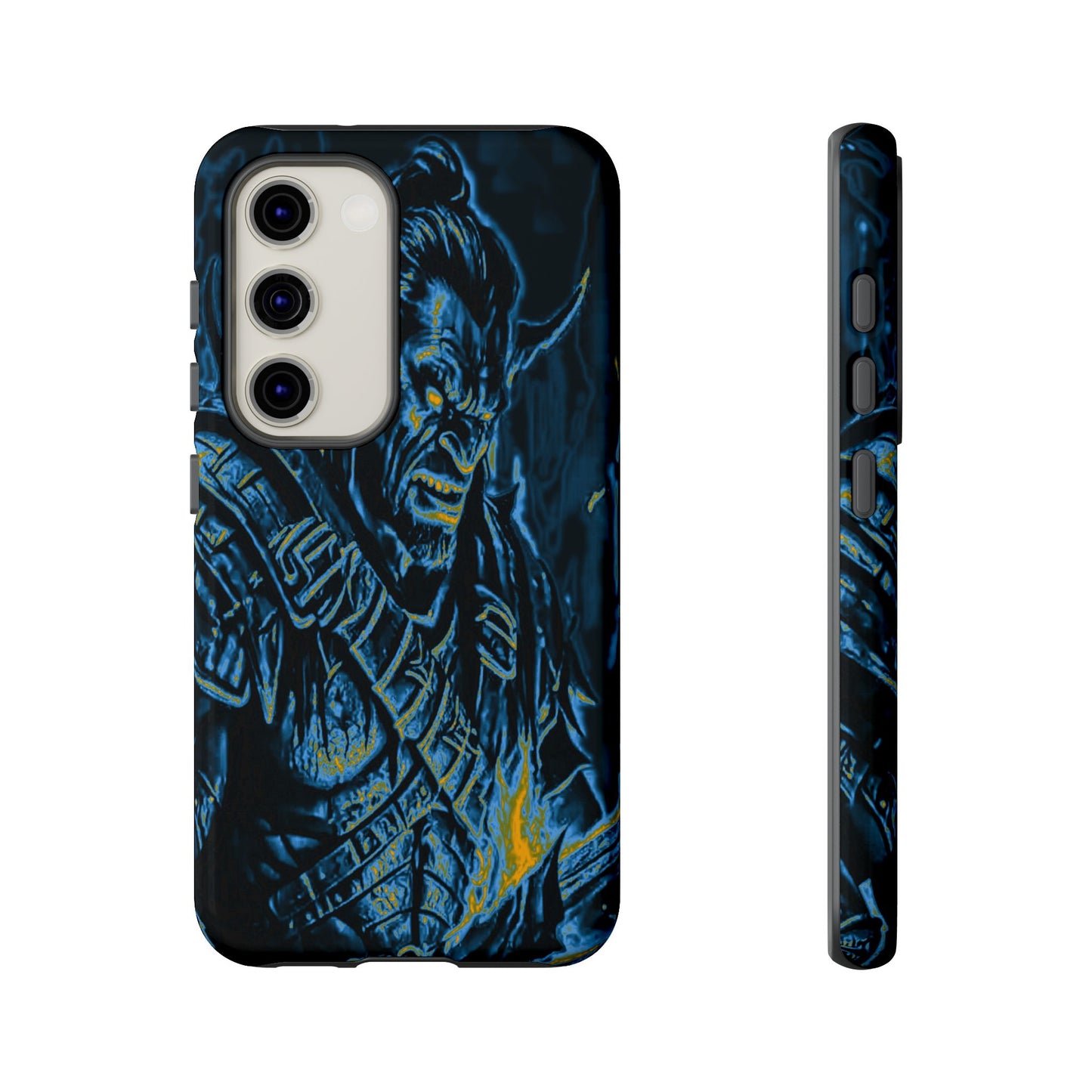 Orc With Flames Tough Phone Case