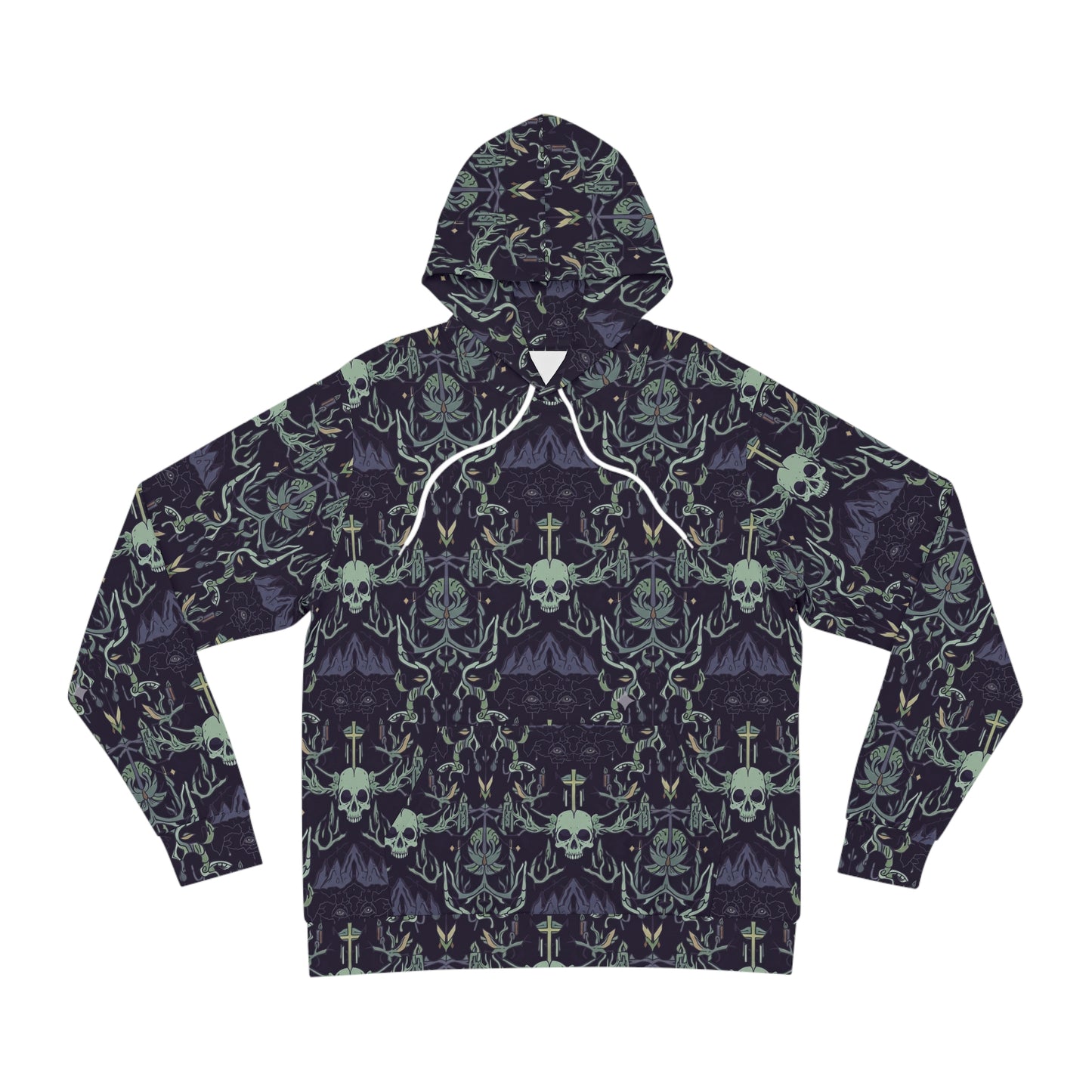 Dark Vampire Bat & Cross Hoodie