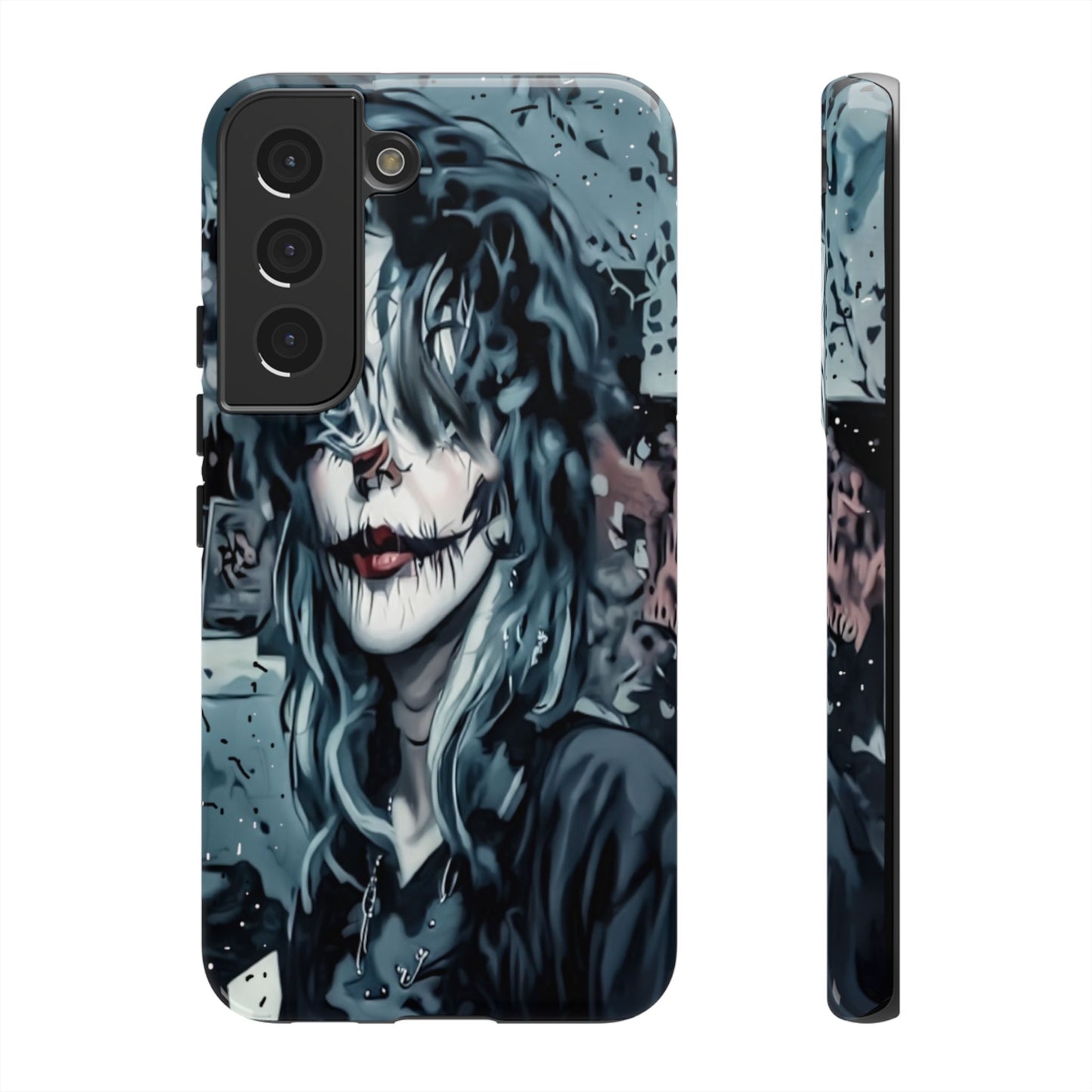 Blinded By Hair Tough Phone Case