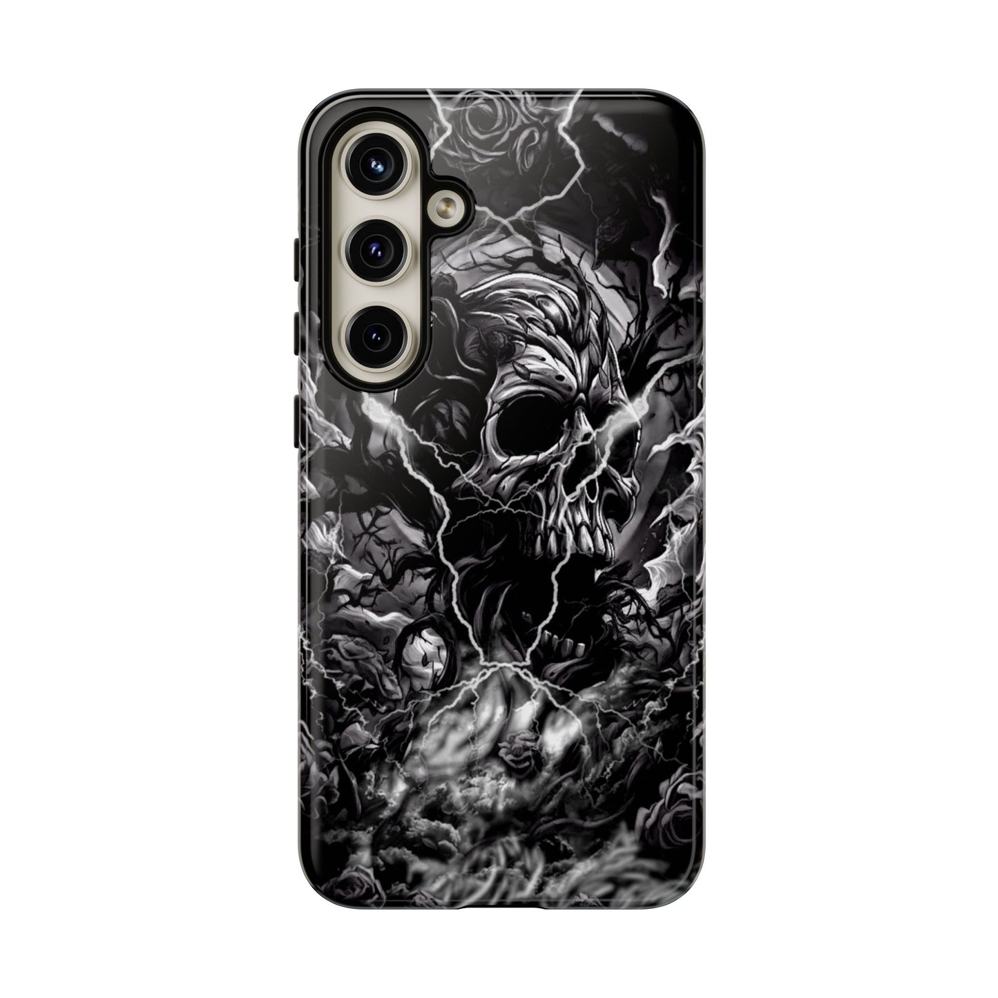 Skull Storm Tough Phone Case