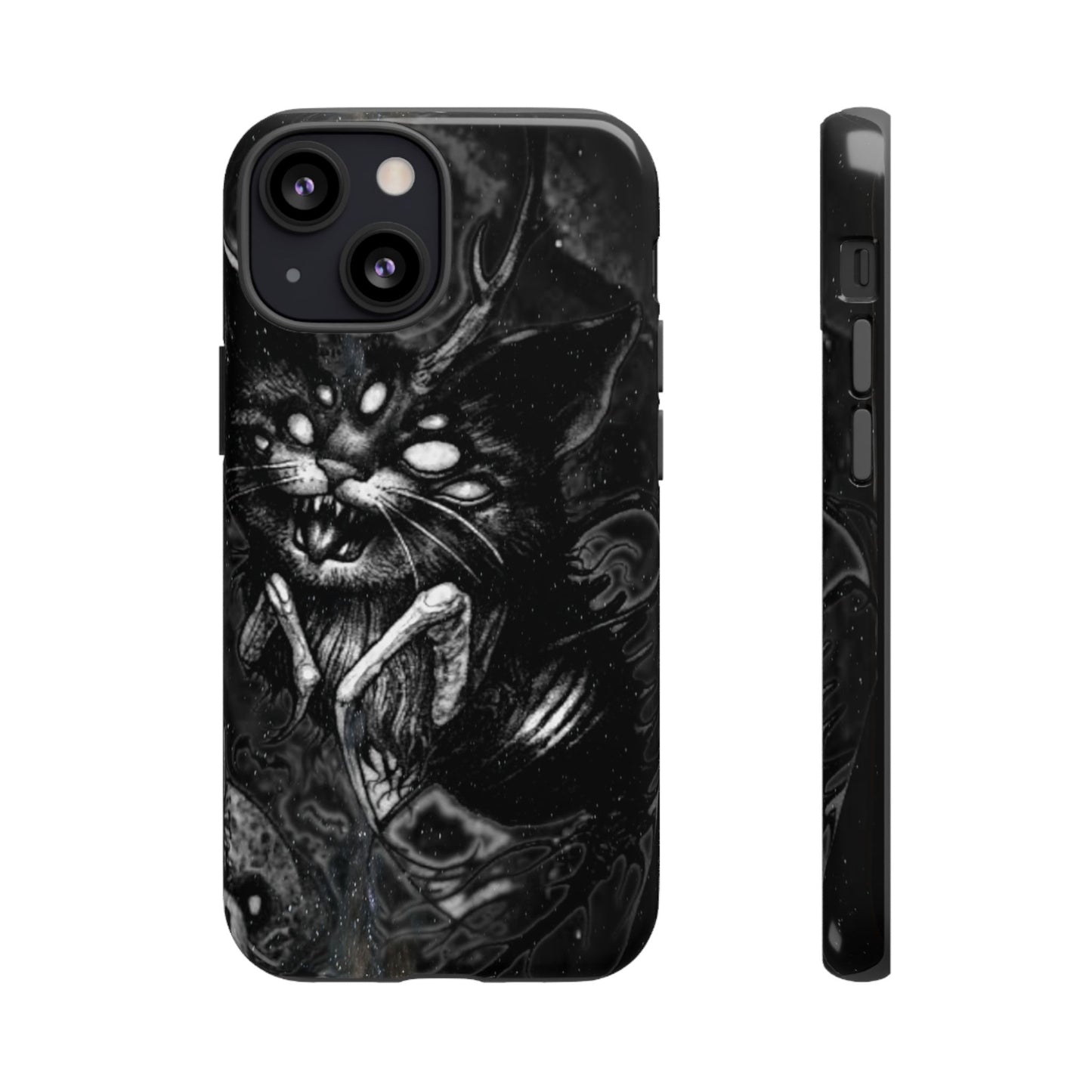 Scarey Cat Creature Tough Phone Case