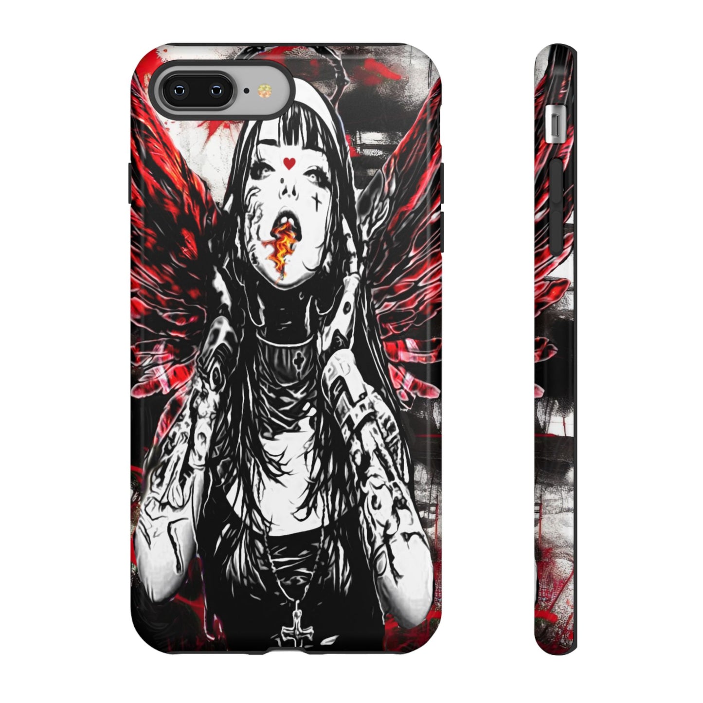 Naughty Angel Nun Tough Phone Case