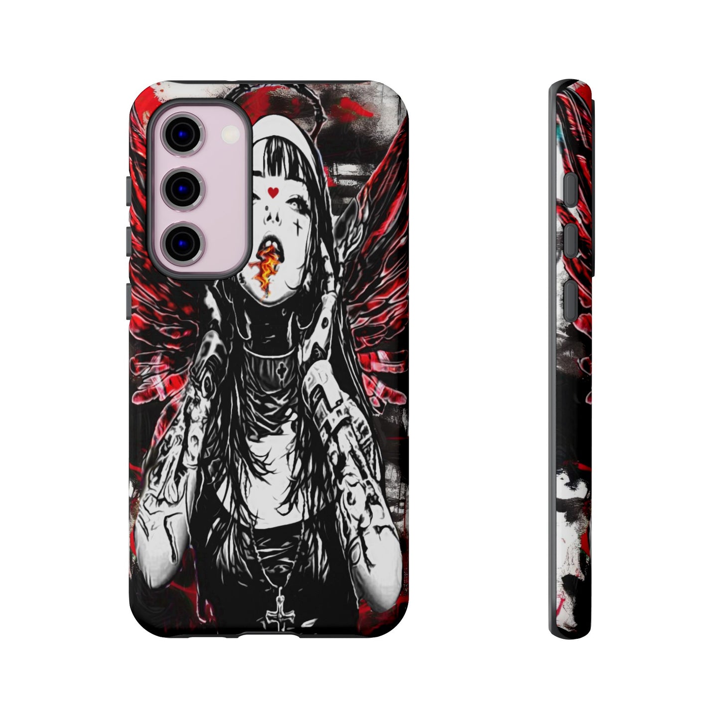 Naughty Angel Nun Tough Phone Case