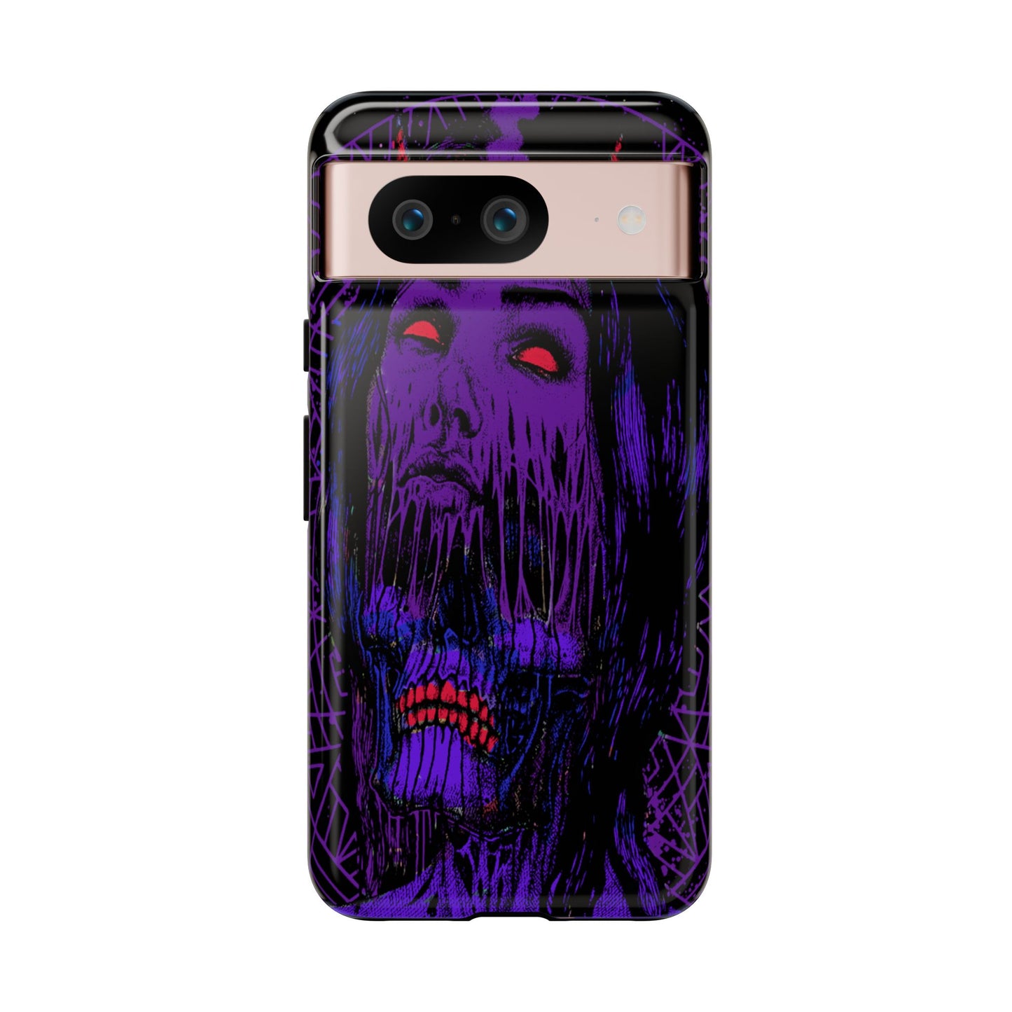 Melting Devil Girl Face Tough Phone Case