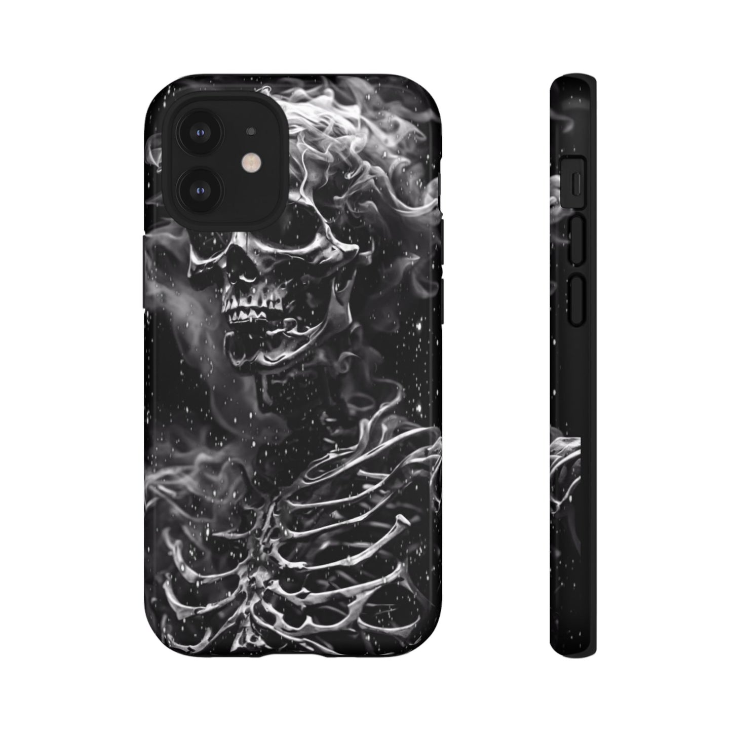 Skeleton On Fire Tough Phone Case