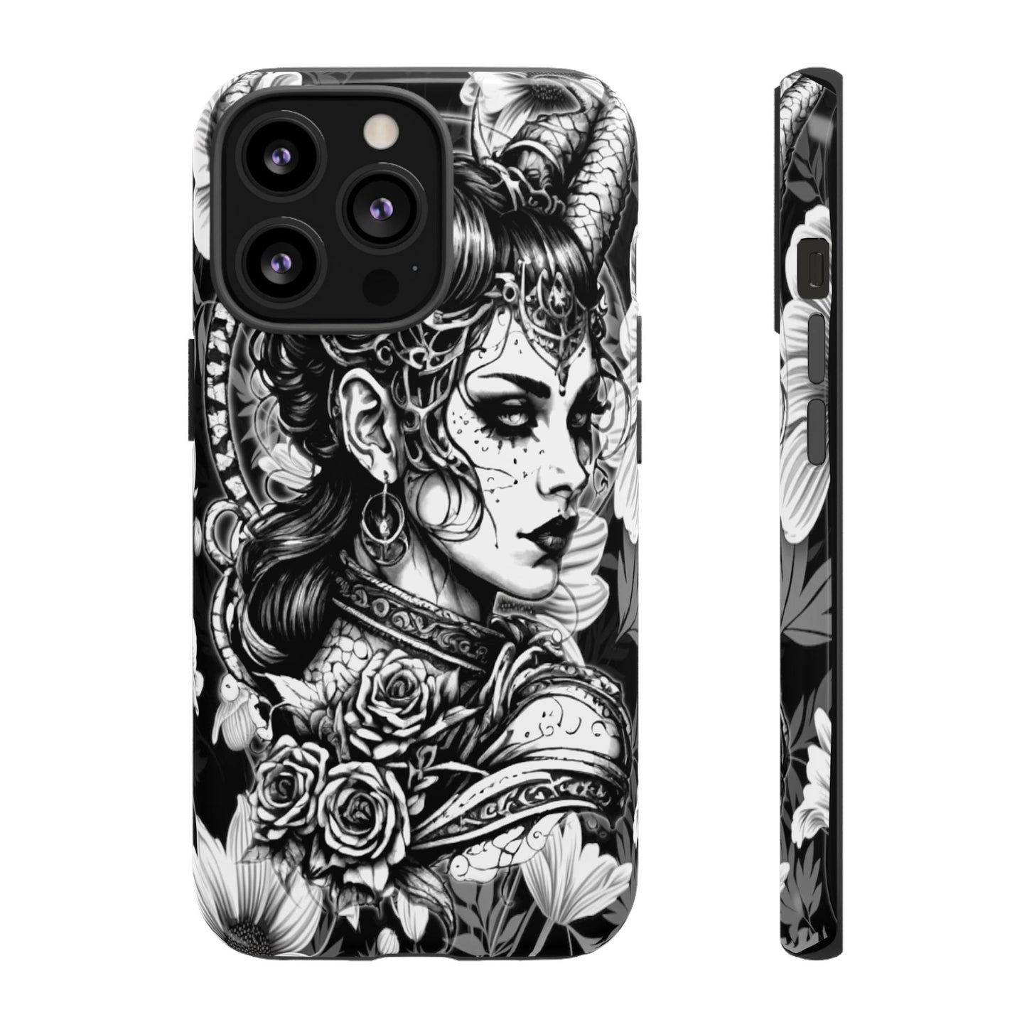 Goth Horned Queen Tough Phone Case