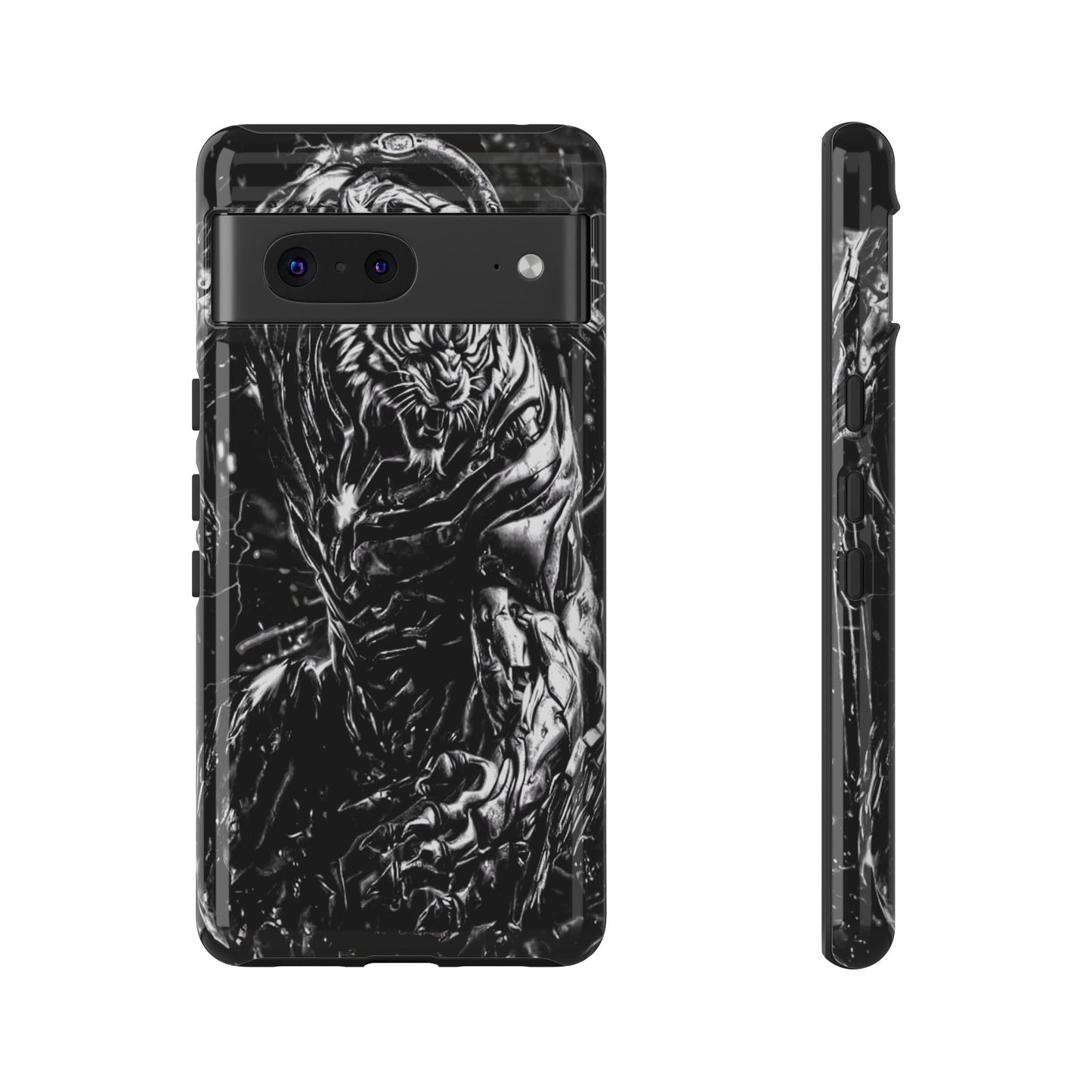 Cyborg Tiger Tough Phone Case