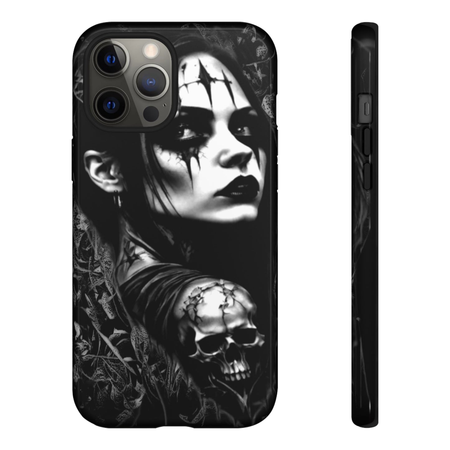 Mysterious Goth Girl Tough Phone Case