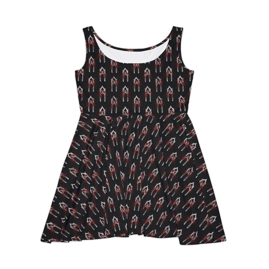 Shattered Cipher Skater Dress