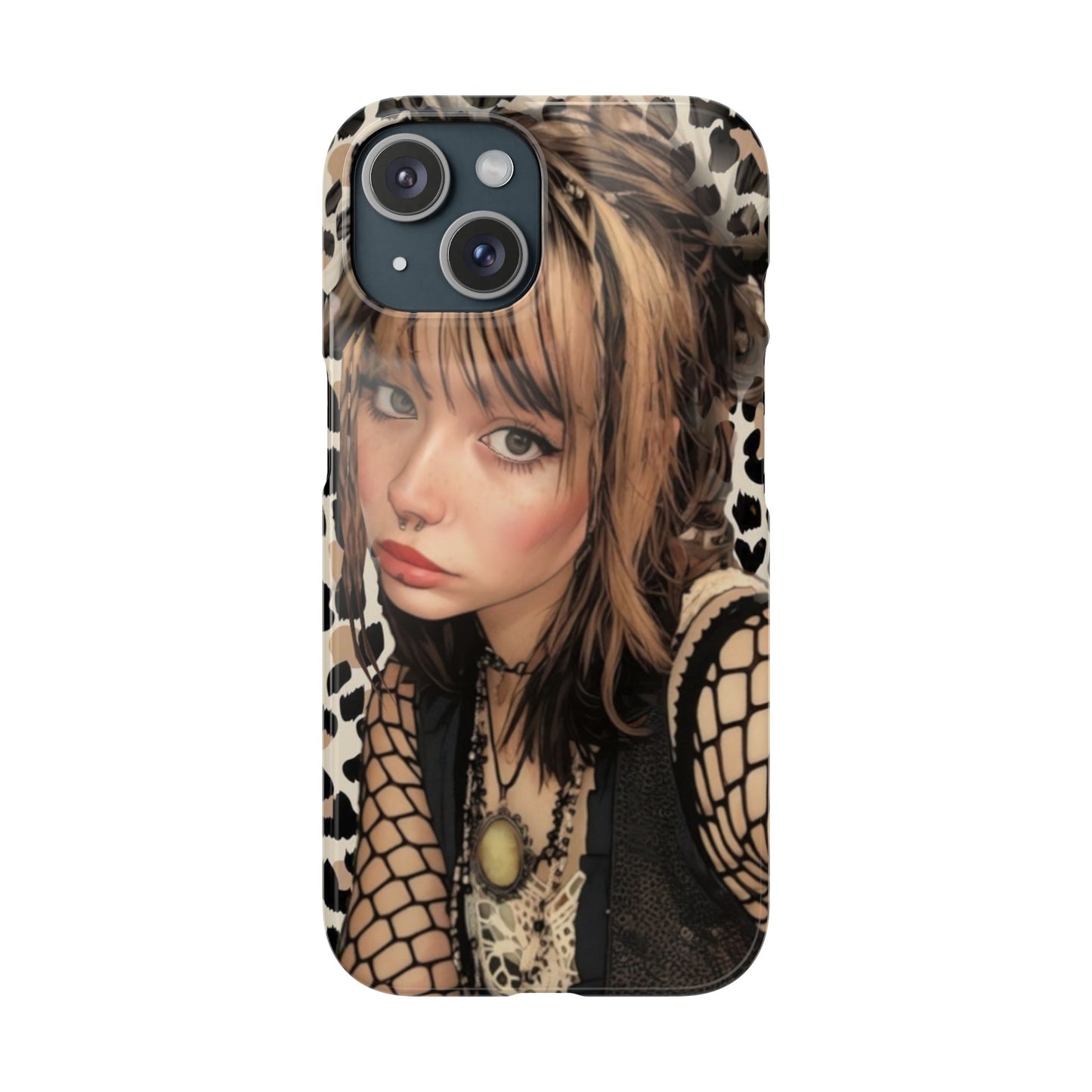 Gothical Leopard Snap Phone Case