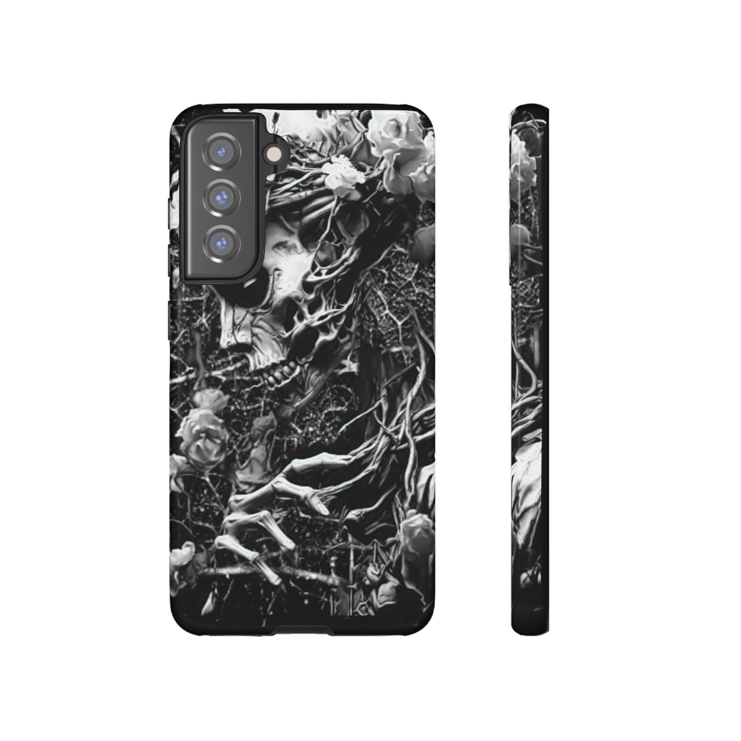 Vines Skull Face Tough Phone Case