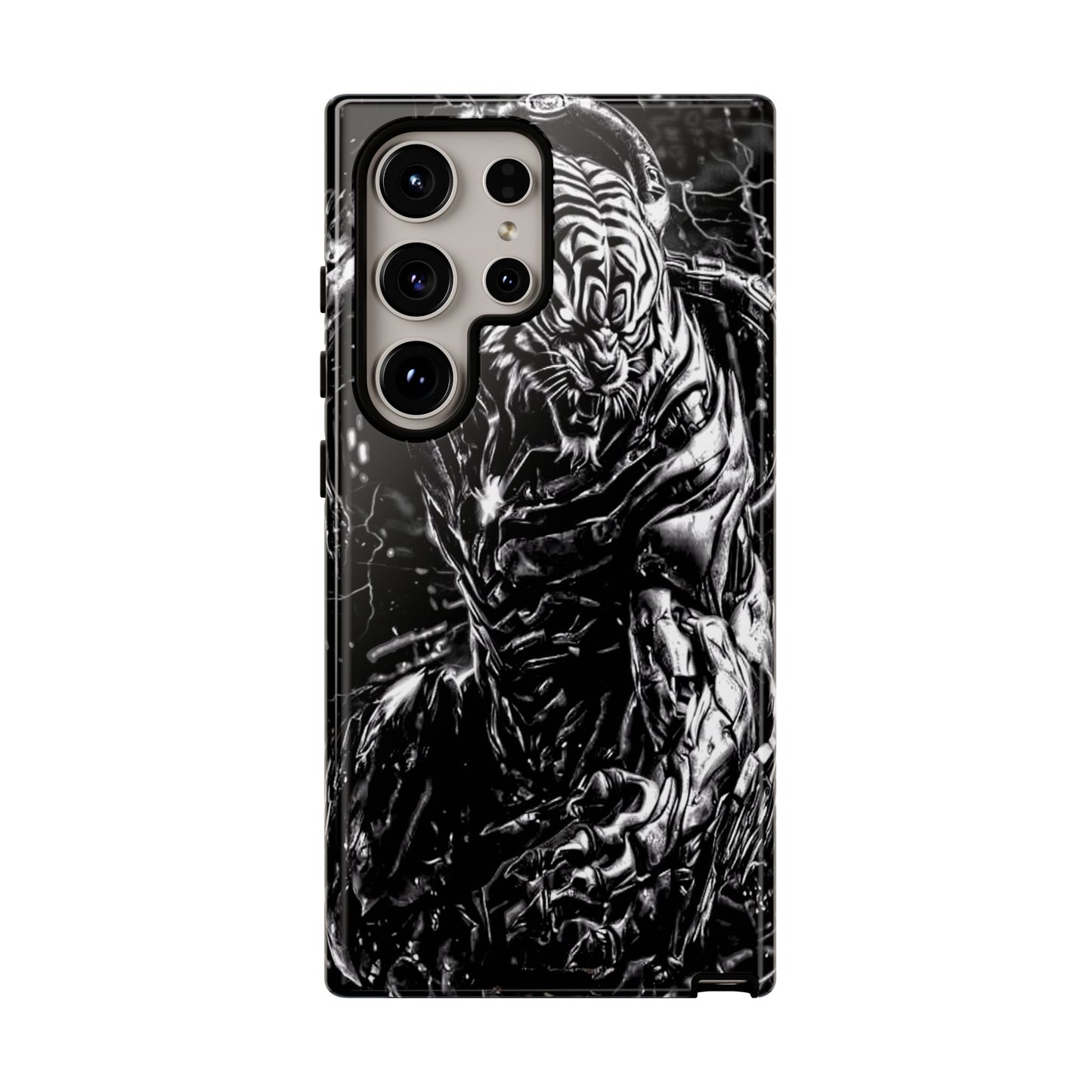 Cyborg Tiger Tough Phone Case