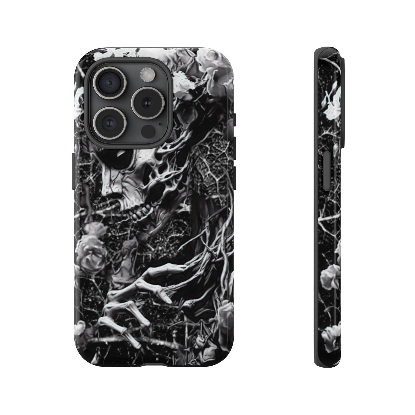 Vines Skull Face Tough Phone Case