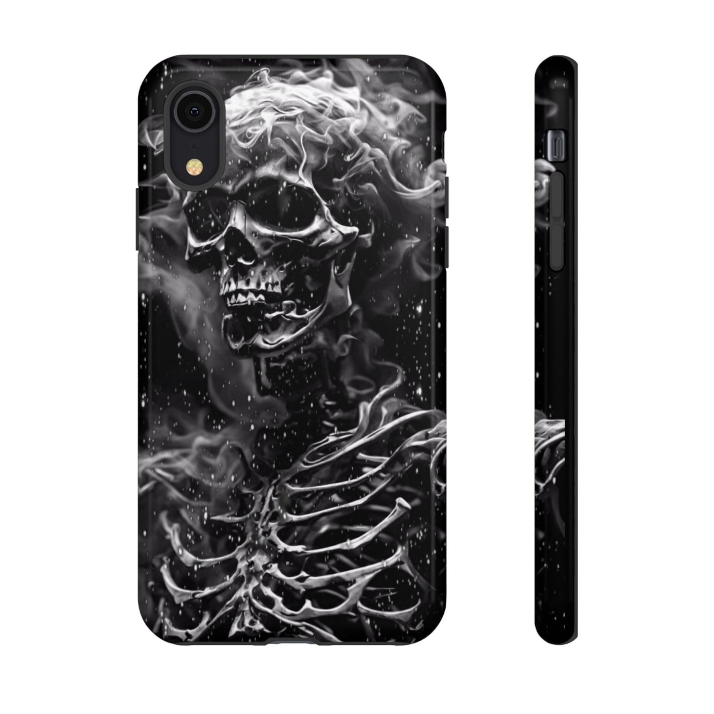 Skeleton On Fire Tough Phone Case