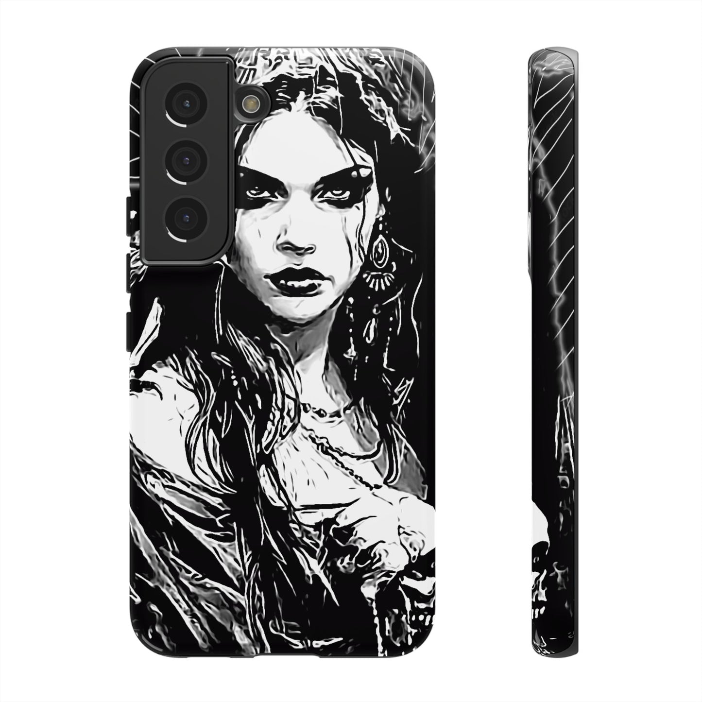 Raven Girl Tough Phone Case