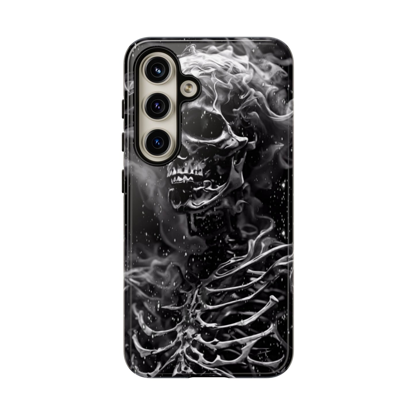 Skeleton On Fire Tough Phone Case