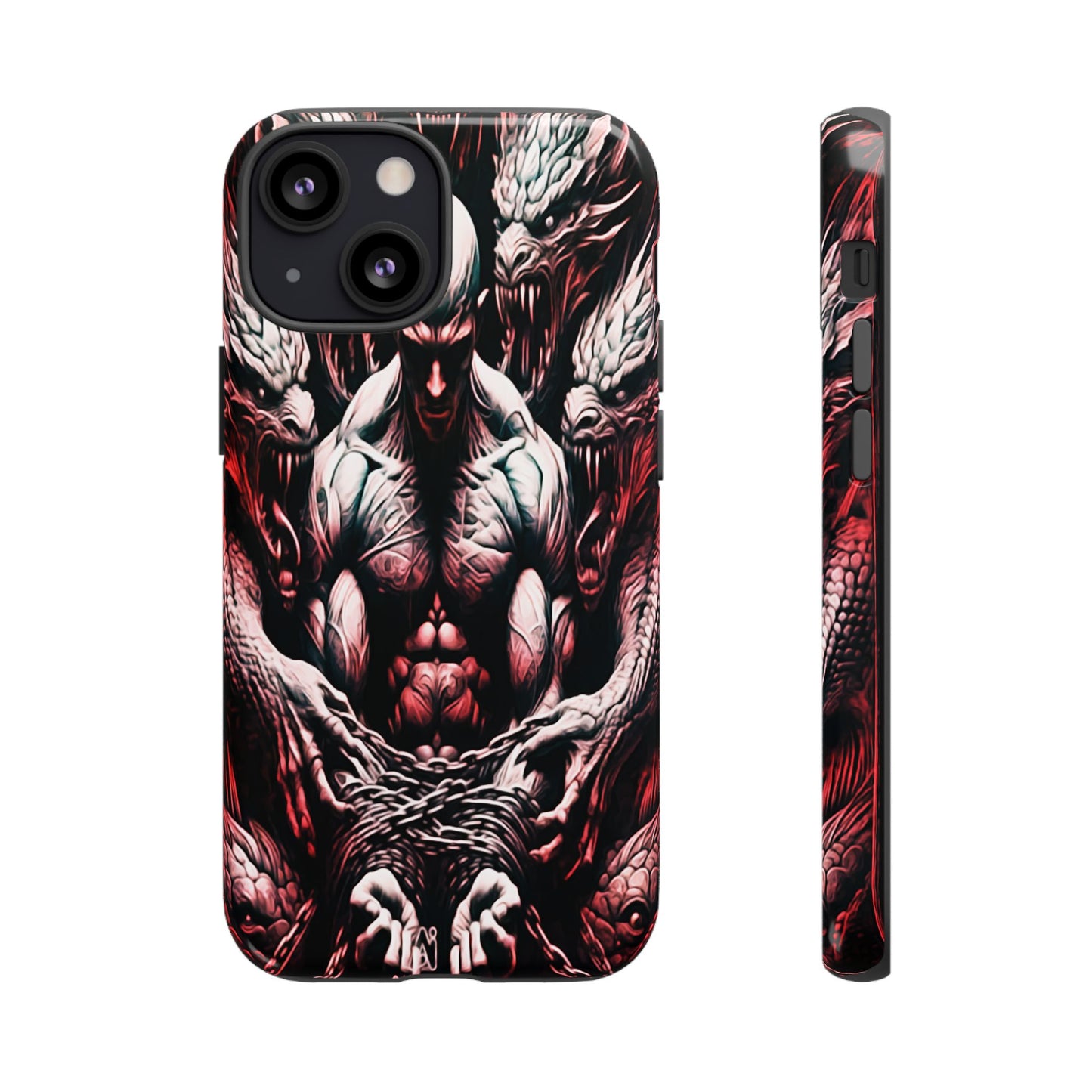 Chained Man With Dragons Tough Phone Case