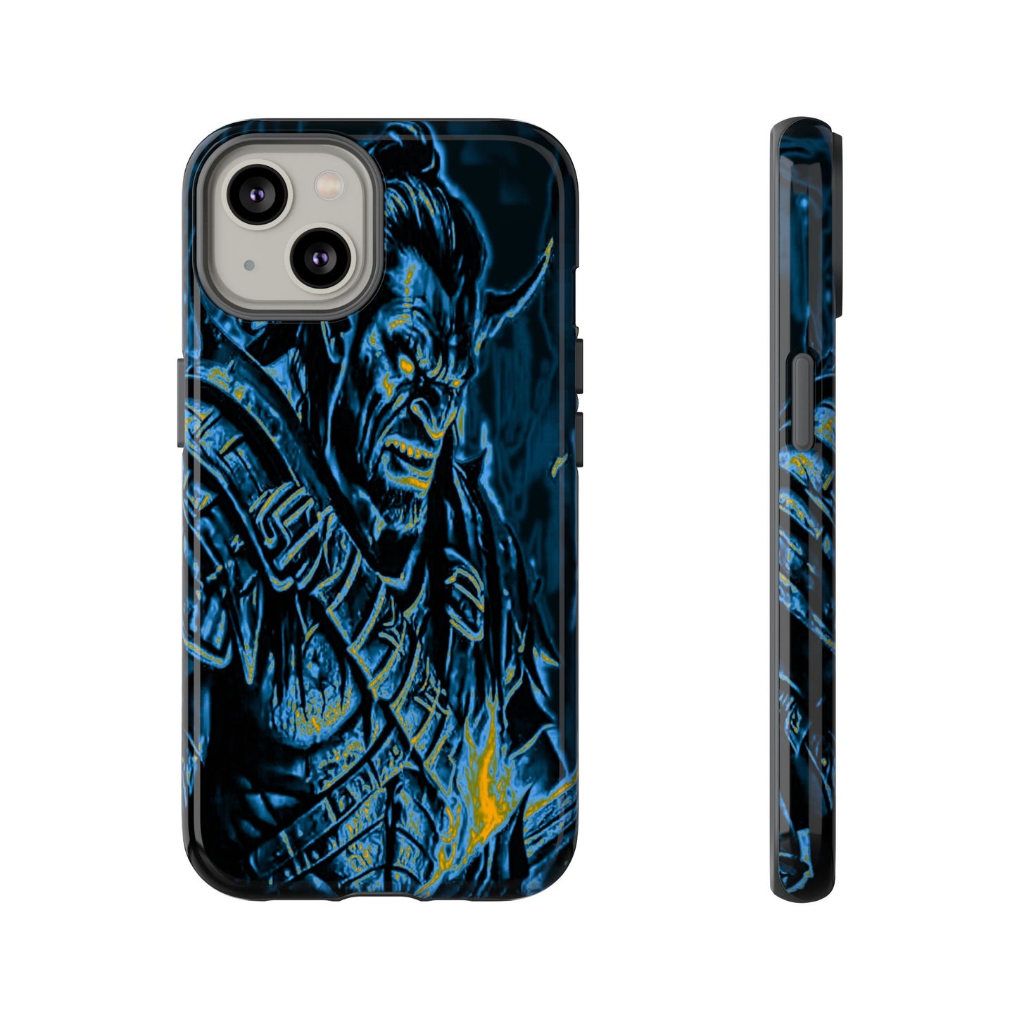 Orc With Flames Tough Phone Case