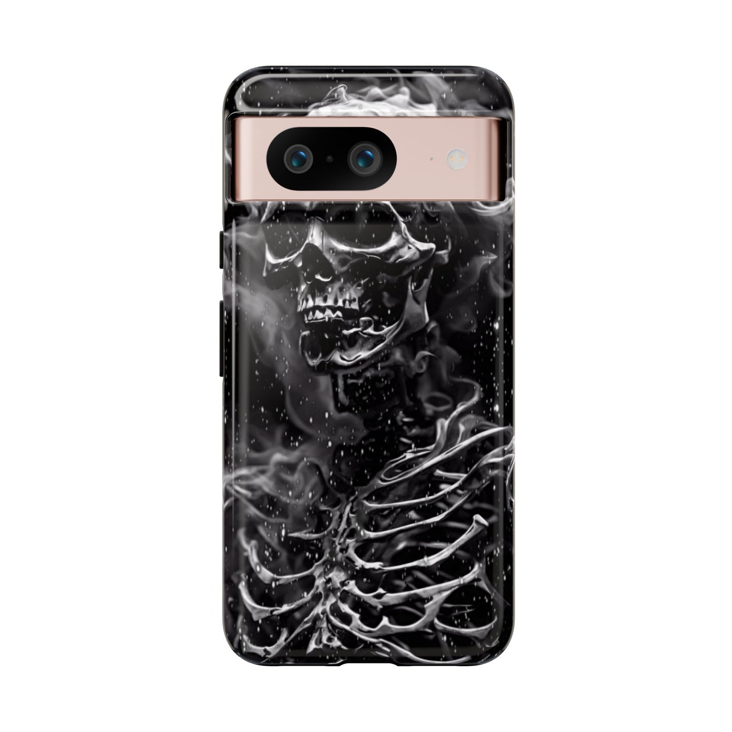 Skeleton On Fire Tough Phone Case