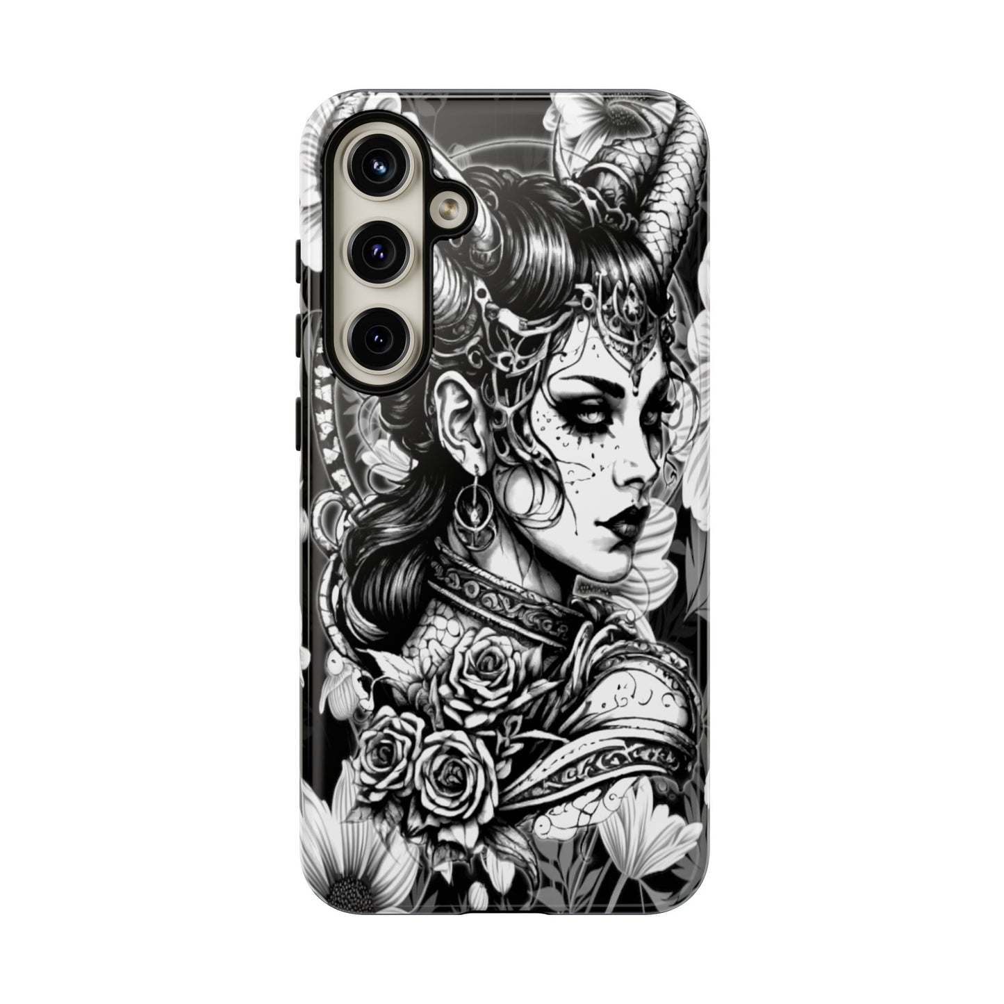 Goth Horned Queen Tough Phone Case