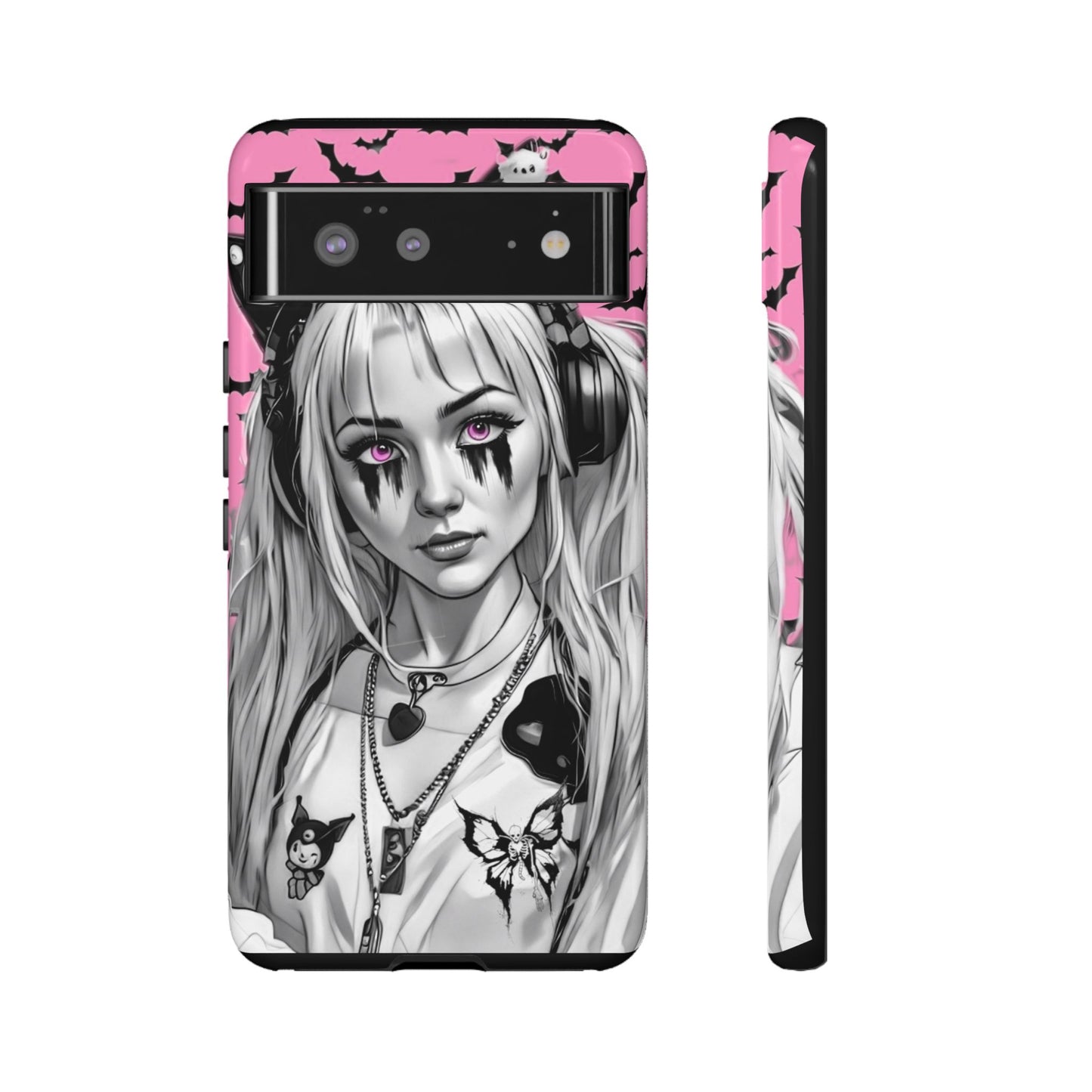 Gothic Kitty Tough Phone Case