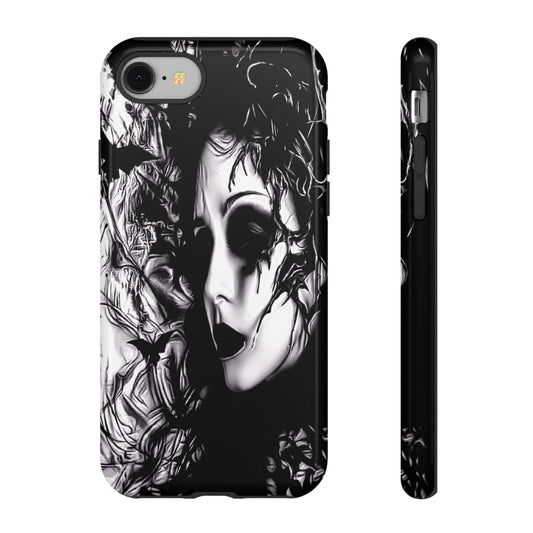 Girl With Bat Tough Phone Case