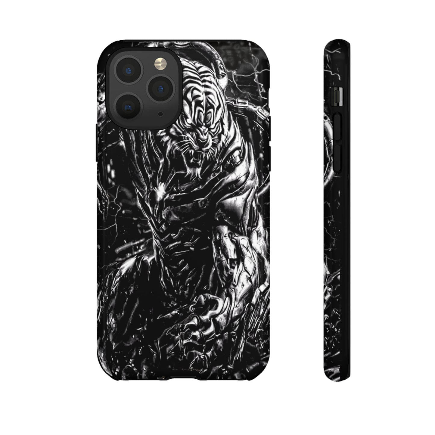 Cyborg Tiger Tough Phone Case