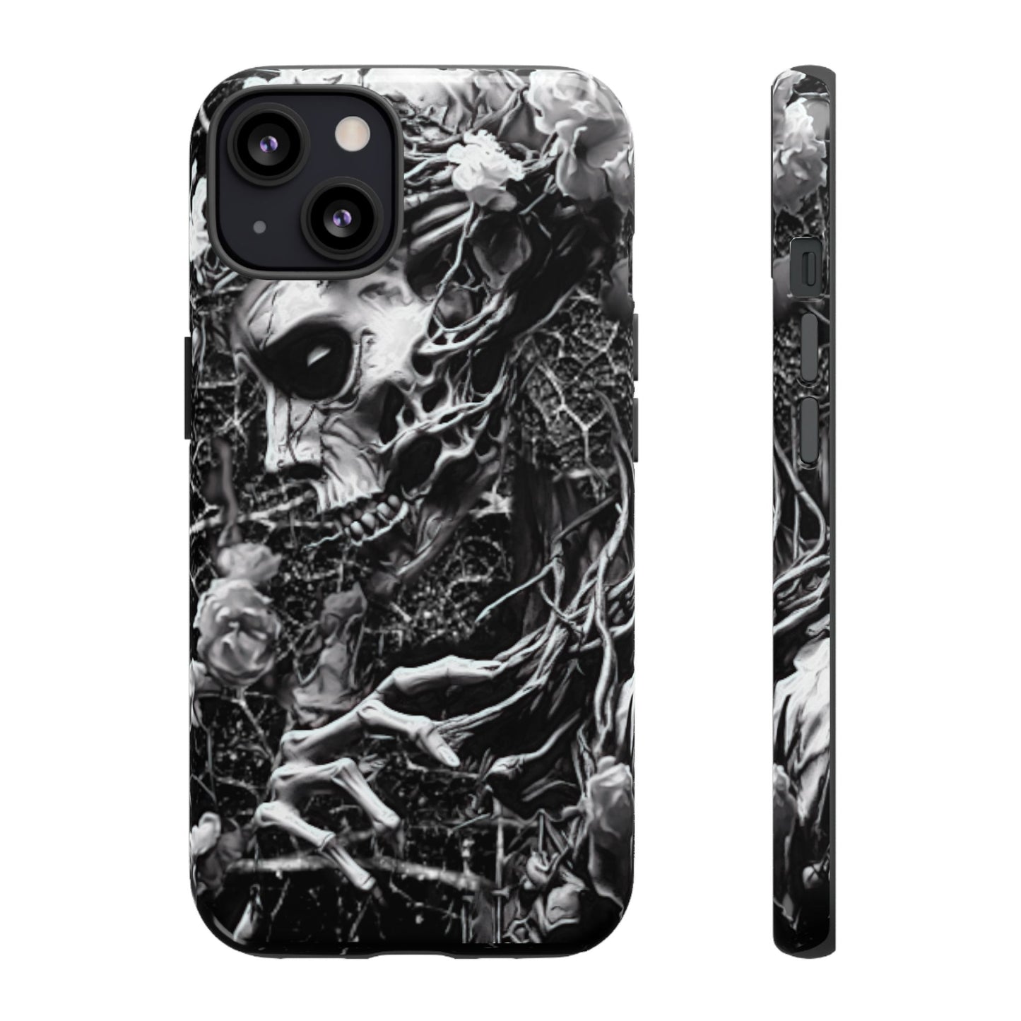 Vines Skull Face Tough Phone Case