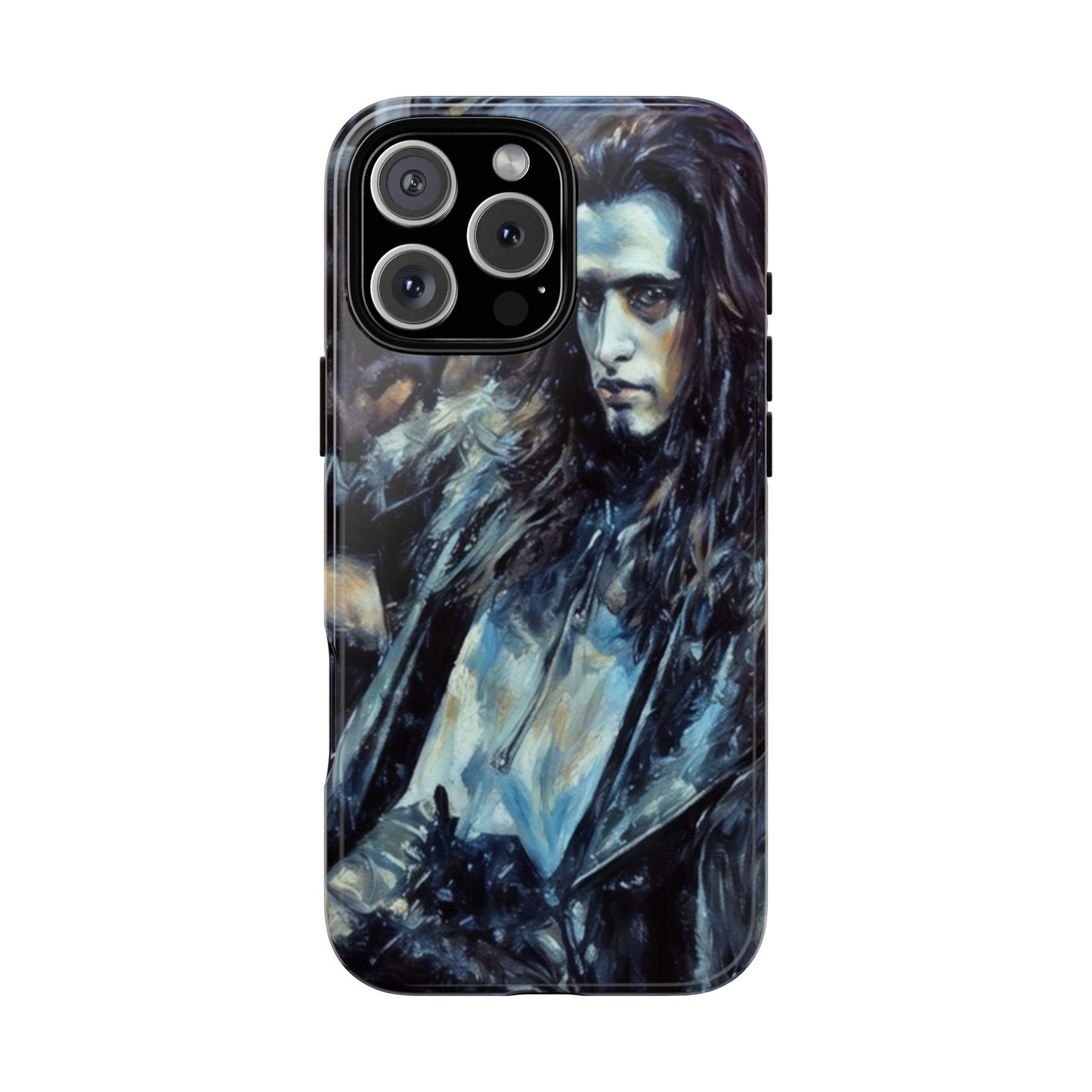 Enigmatic Goth Man Tough Phone Case